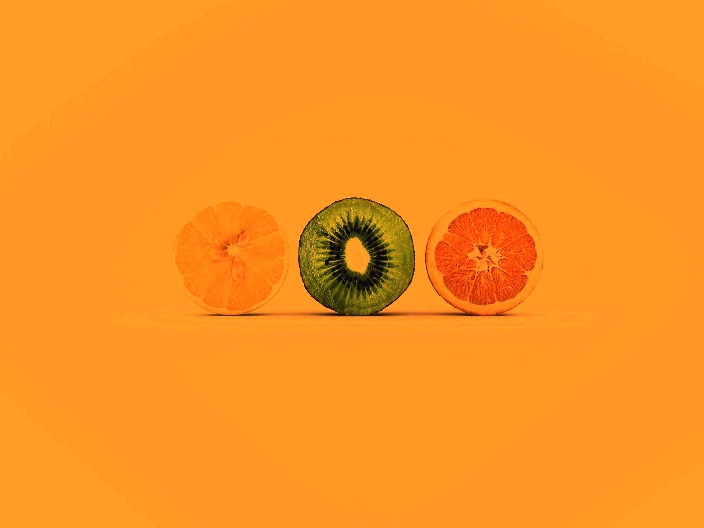 Фрукты в разрезе обои