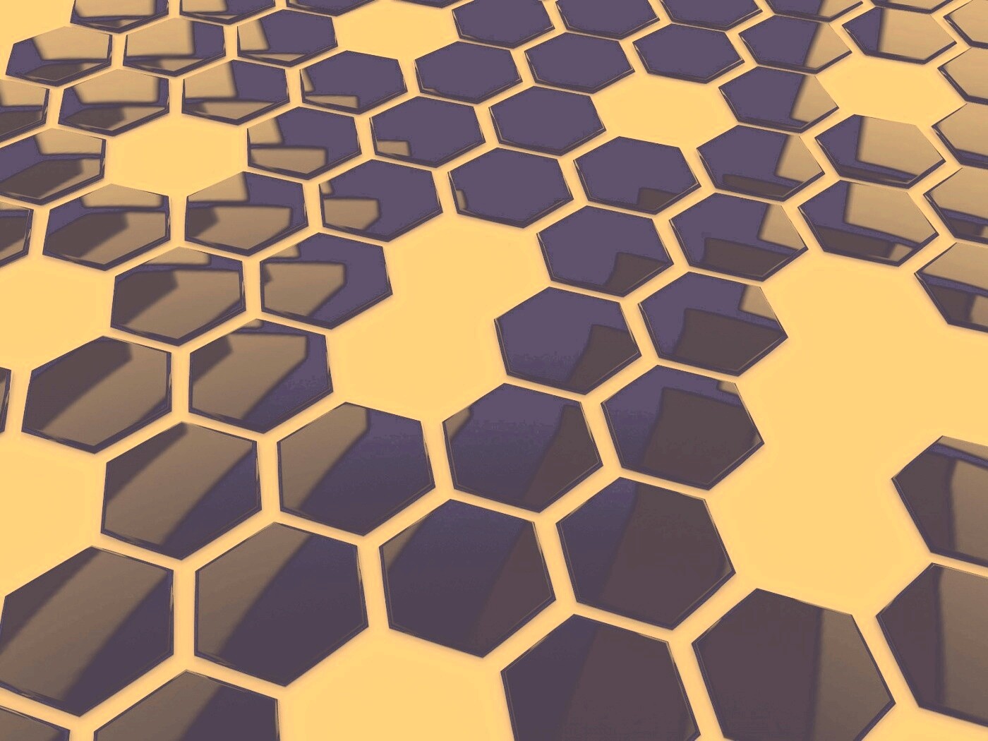 Мозаика из шестигранников обои