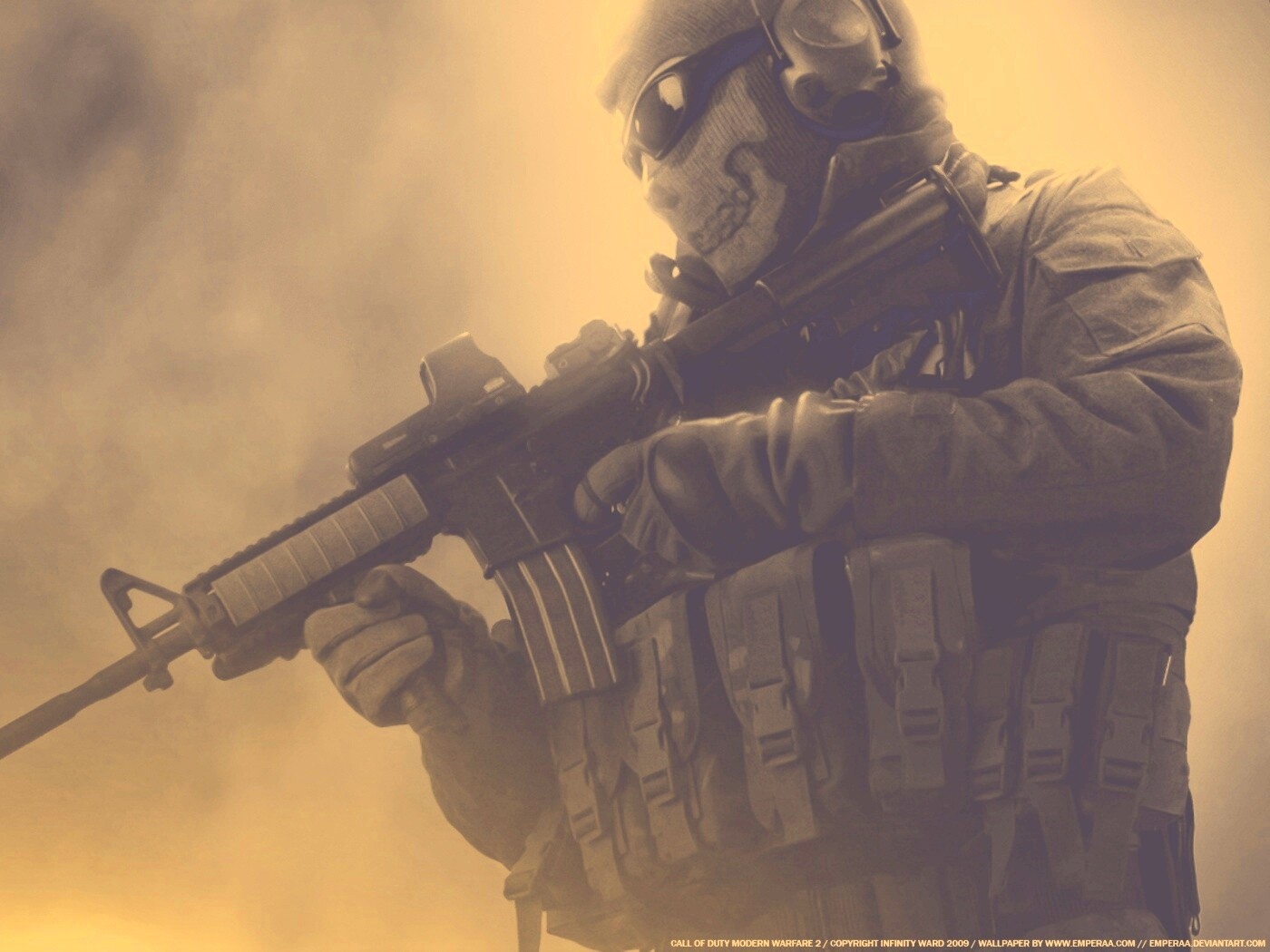 Солдат в маске обои