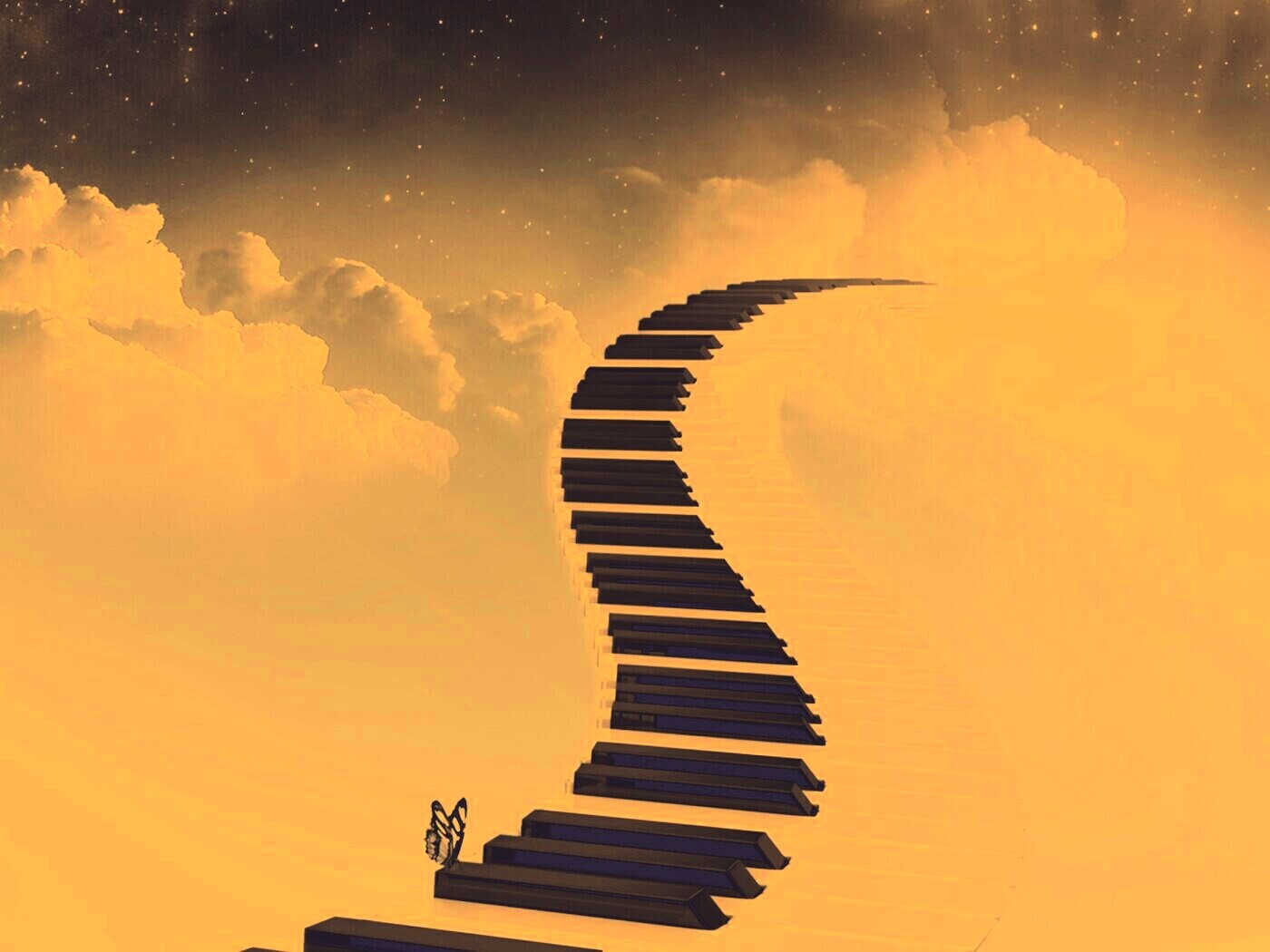 Музыка, которая ведёт нас на седьмое небо обои