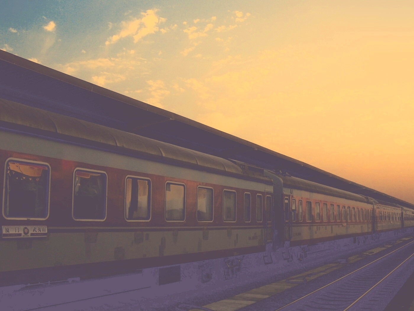 Пассажирский состав обои