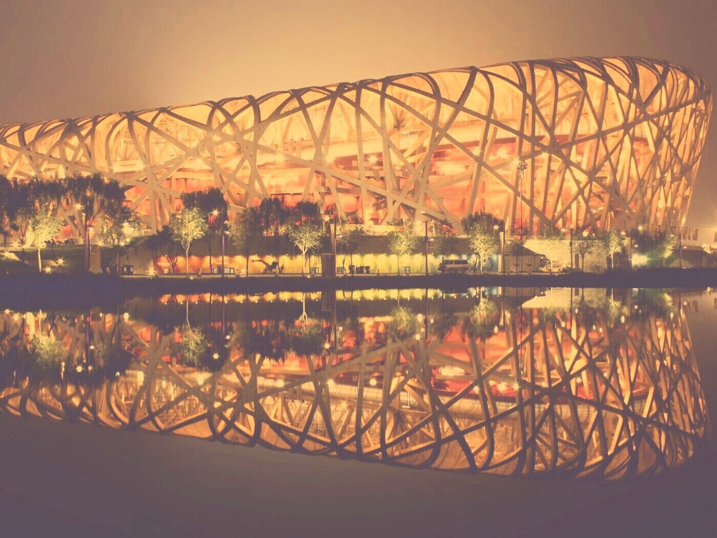 Олимпийский стадион Birds Nest обои