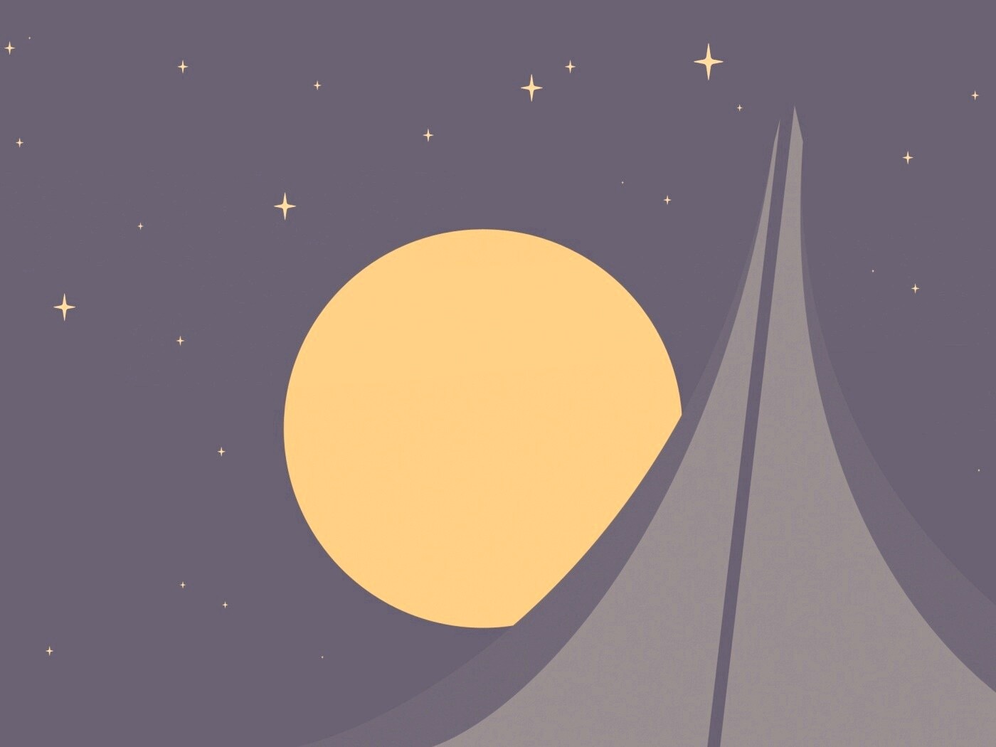 Полная луна обои