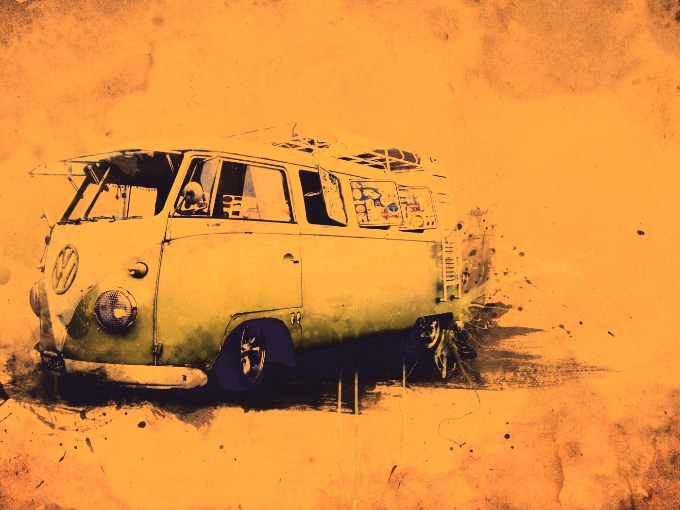 Фольксваген 56 года - лучший фургон для путешествий обои