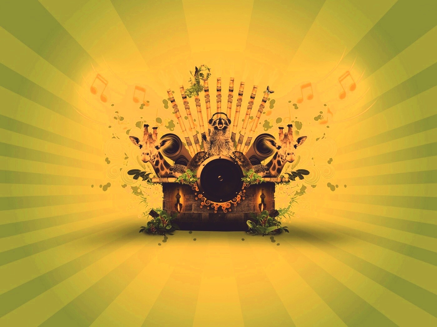 Музыка джунглей обои