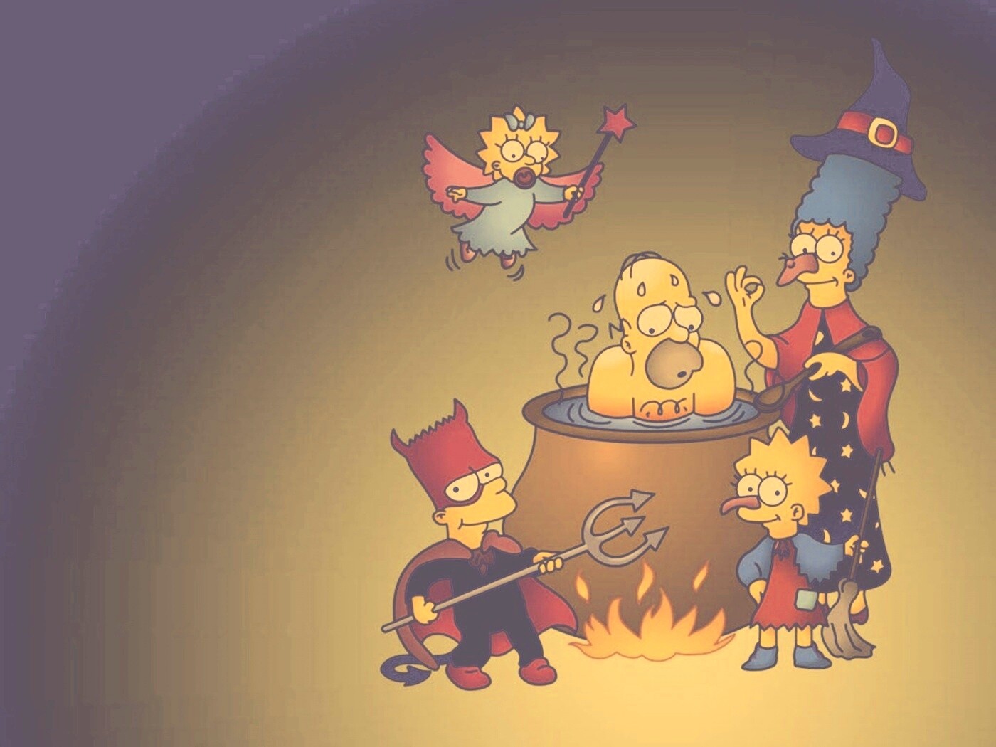 Шабаш Симпсонов обои