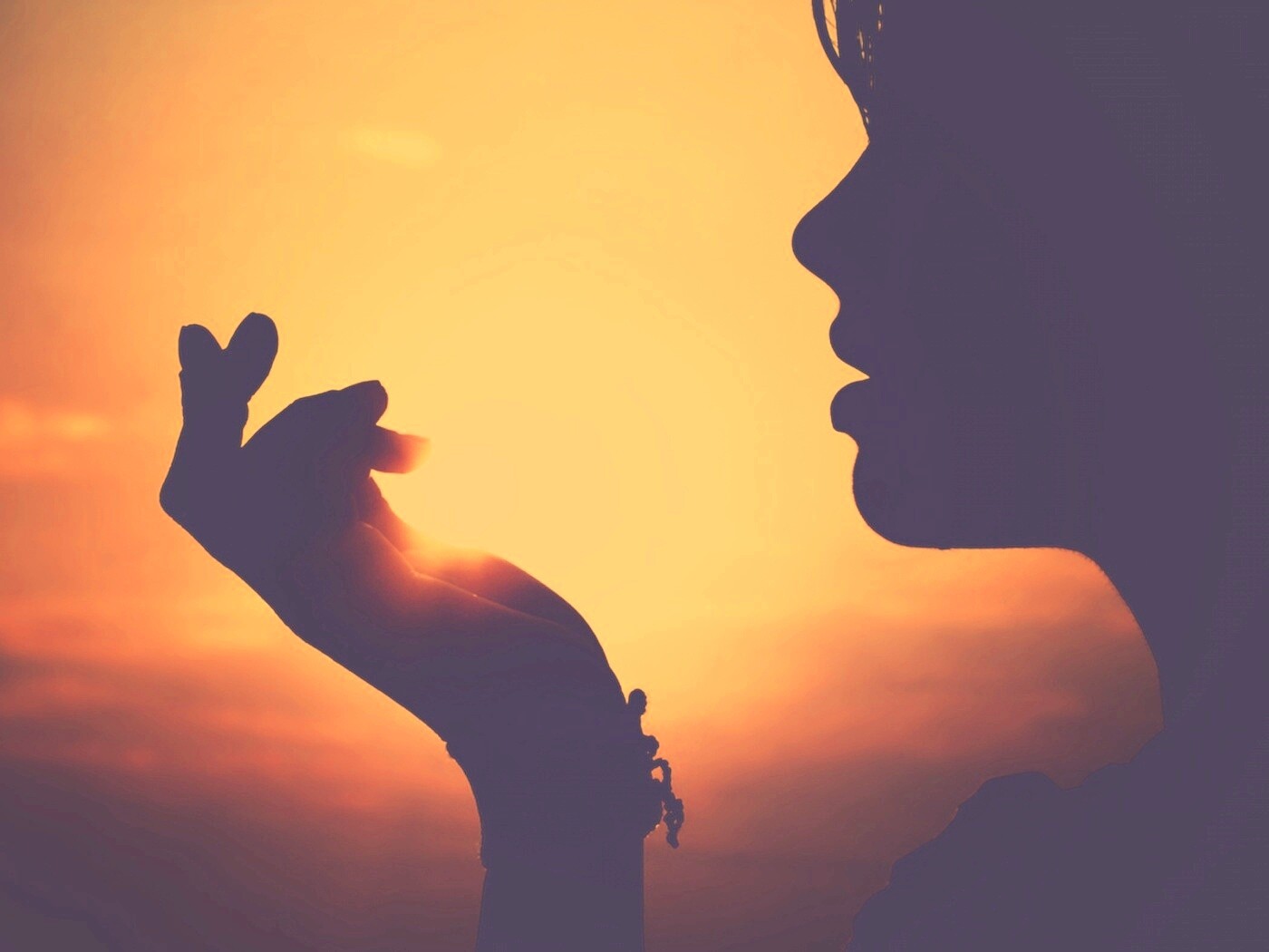 Солнце в ладони обои