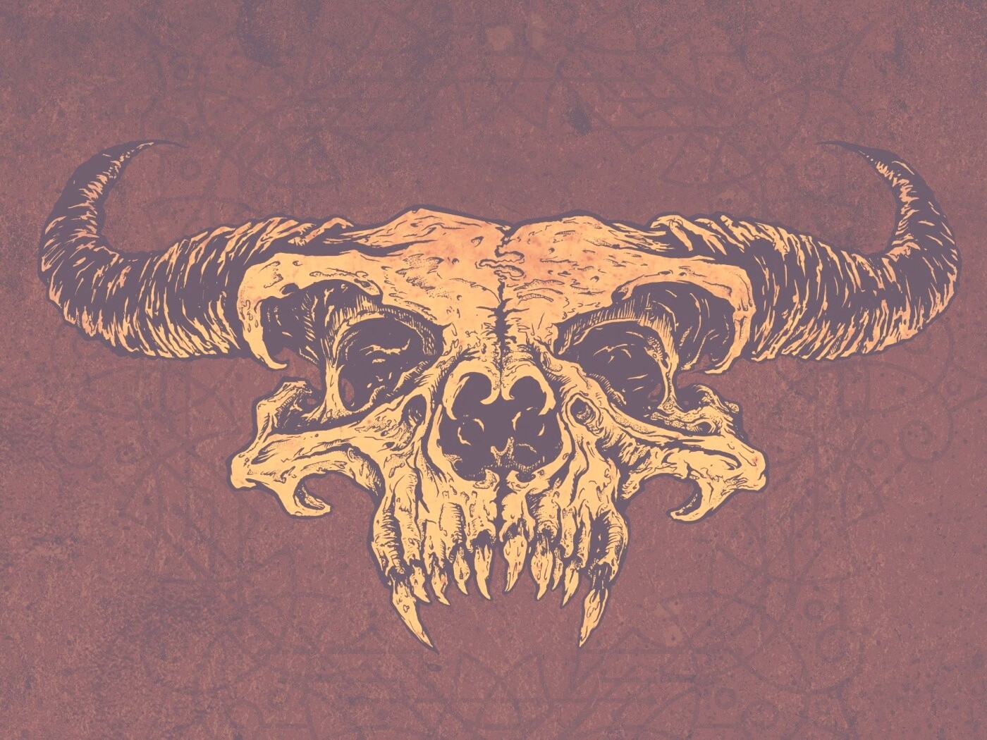 Череп дьявола обои