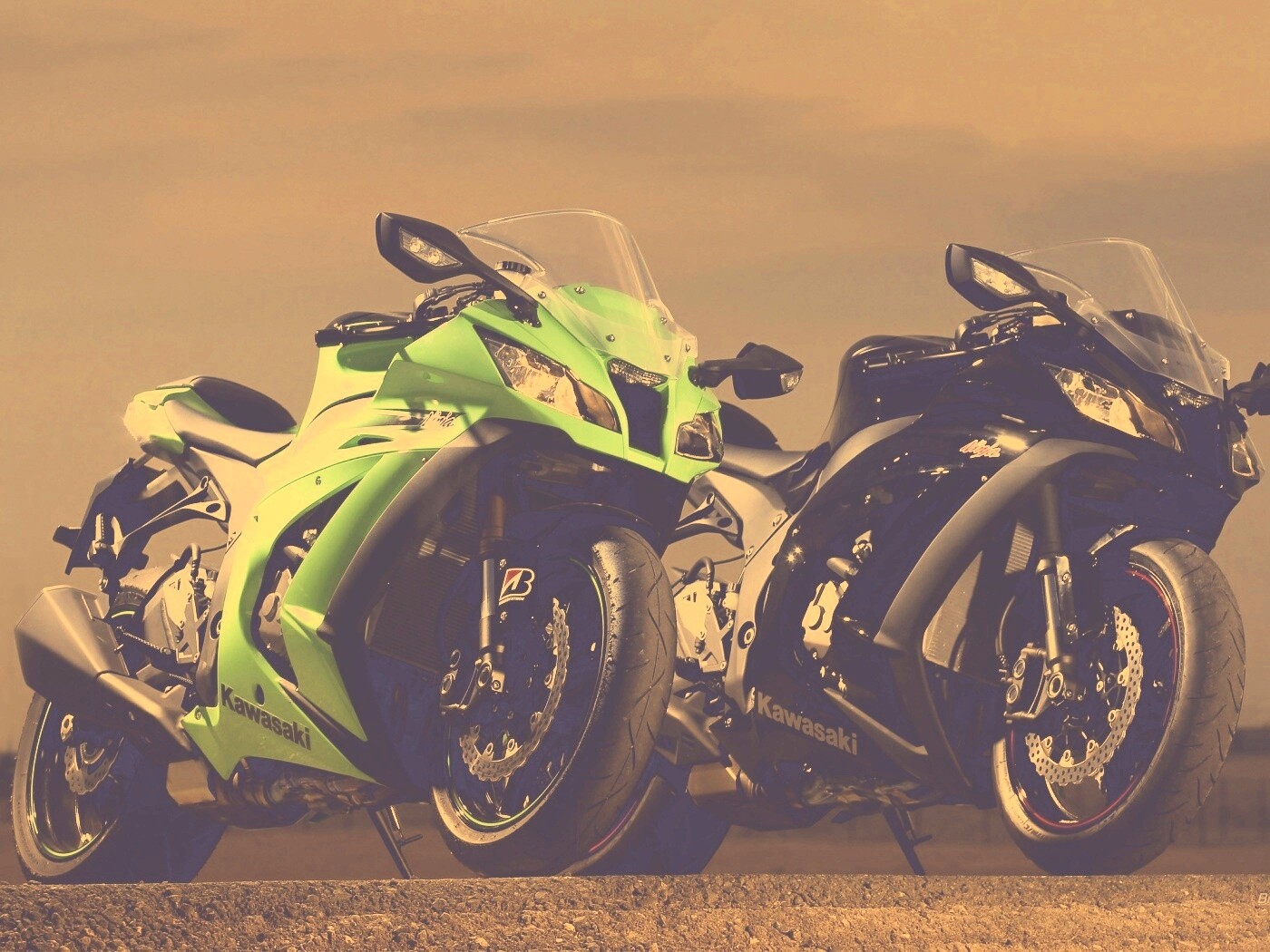 Два Кавасаки обои