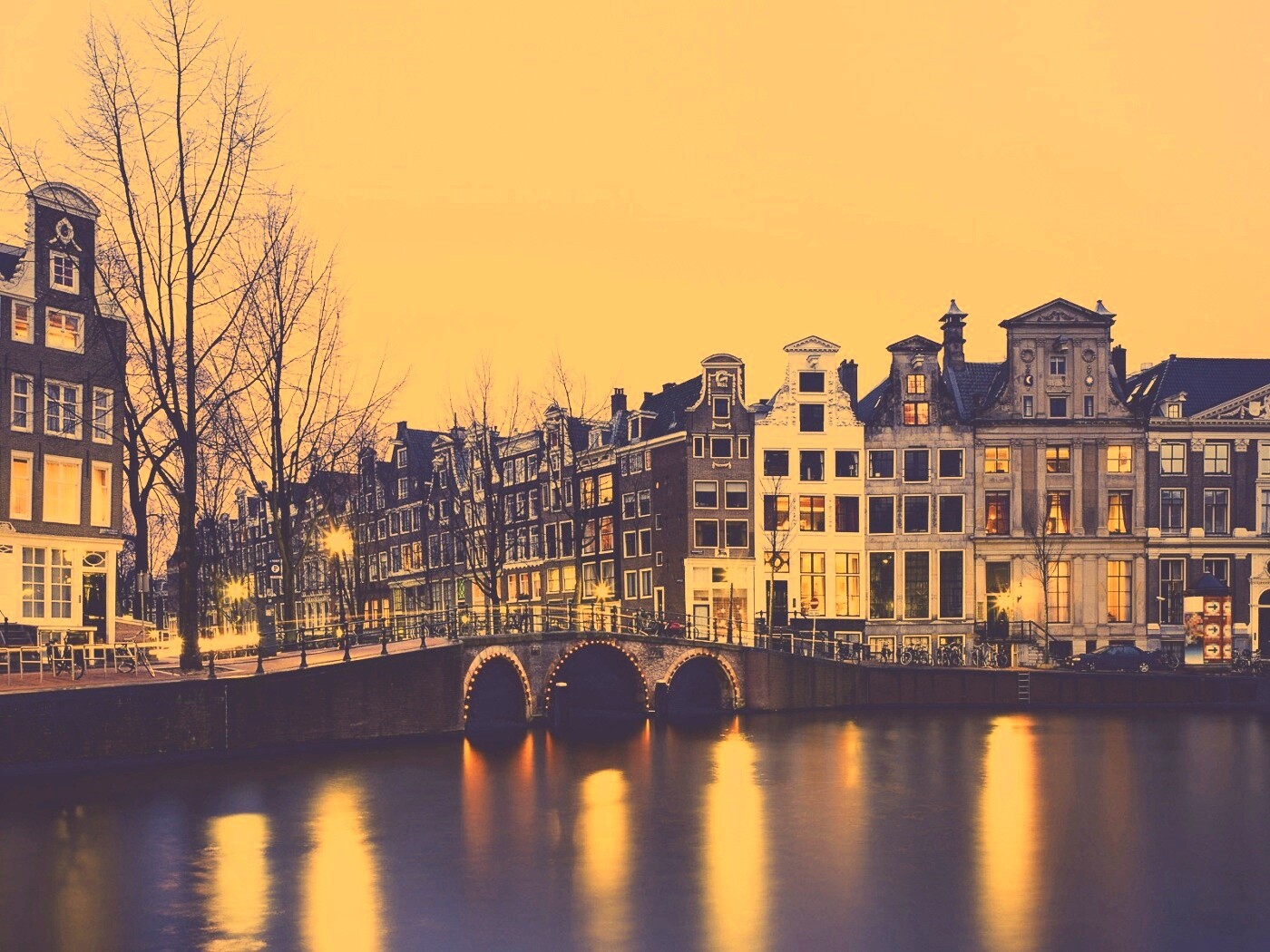 Европейский городок обои