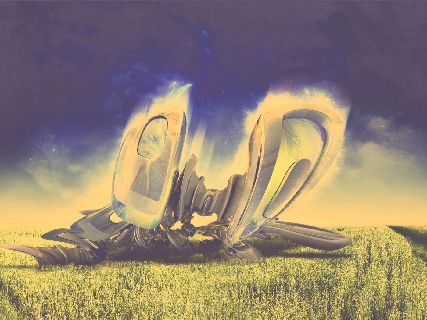 Нечто в поле обои