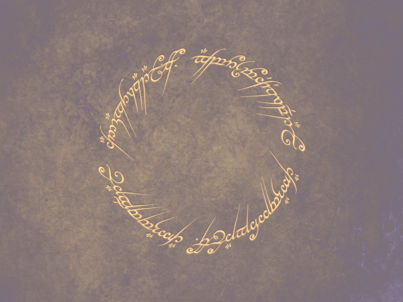 Кольцо всевластья - узор обои