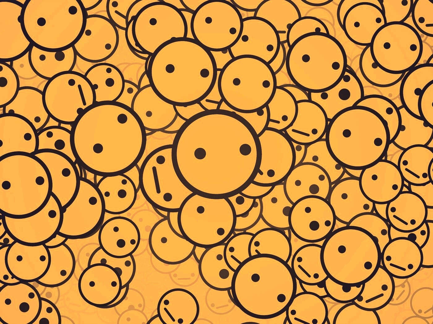 Фон из смайликов обои