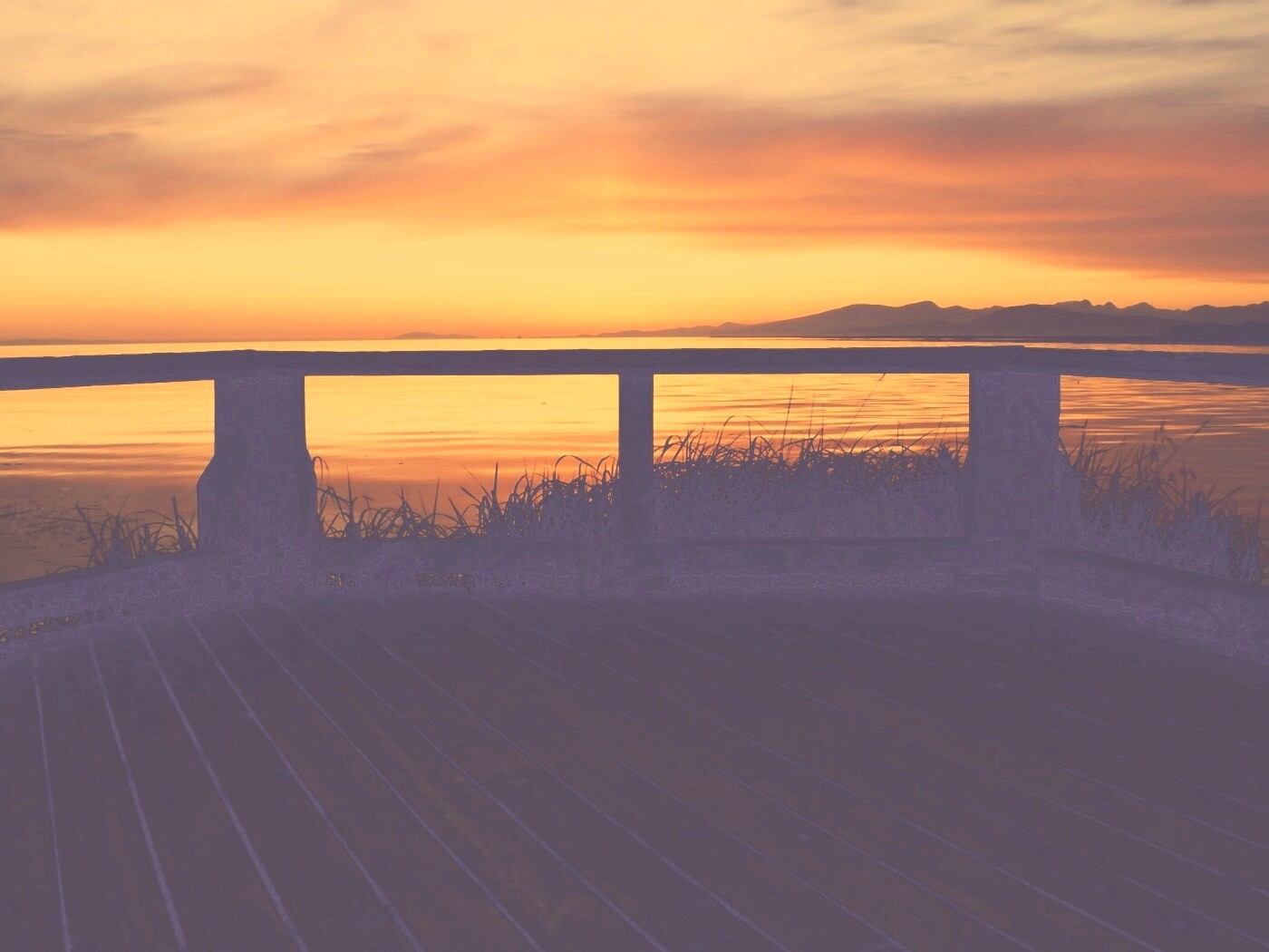 Терасса на море обои