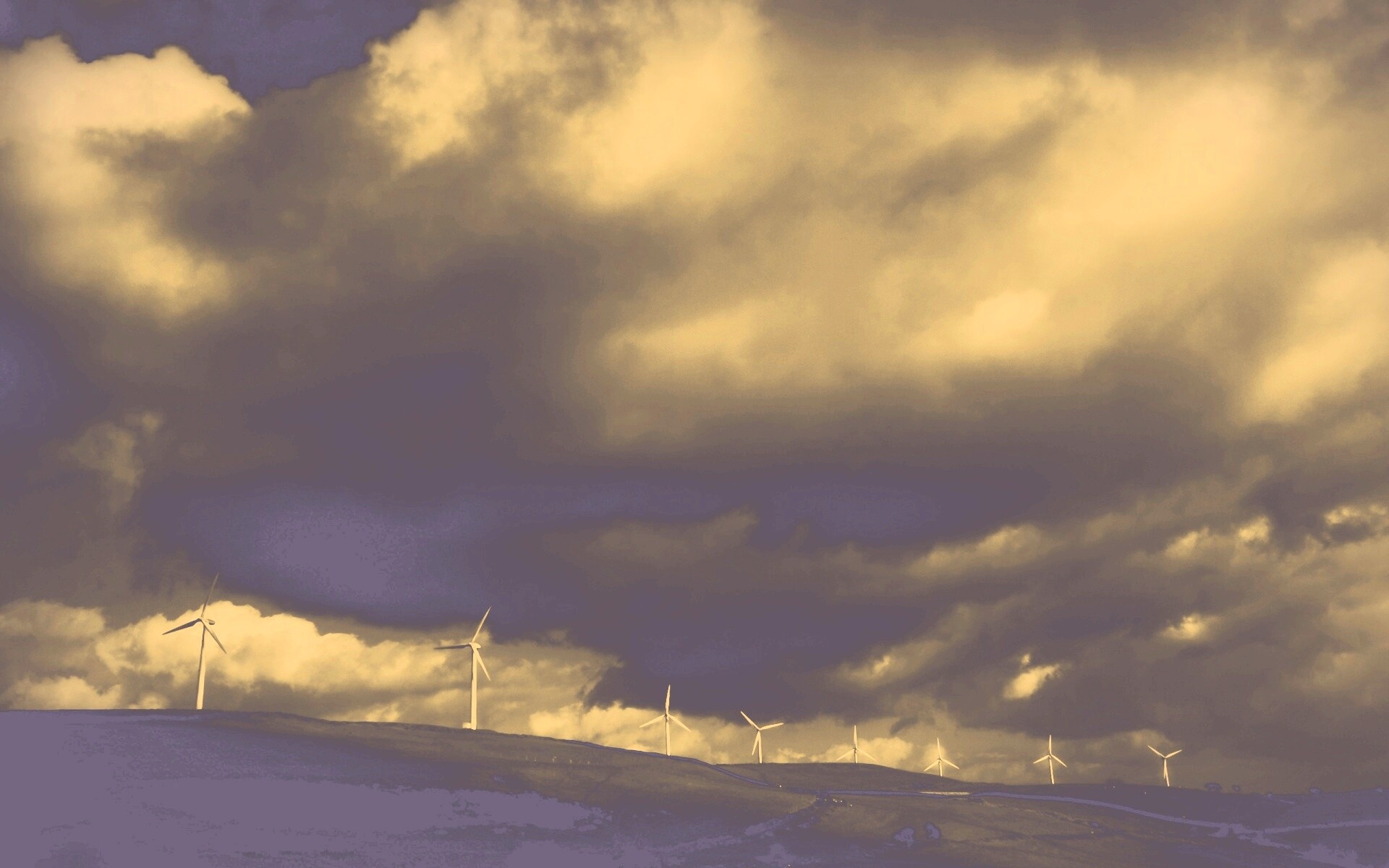 Ветрянные электростанции обои