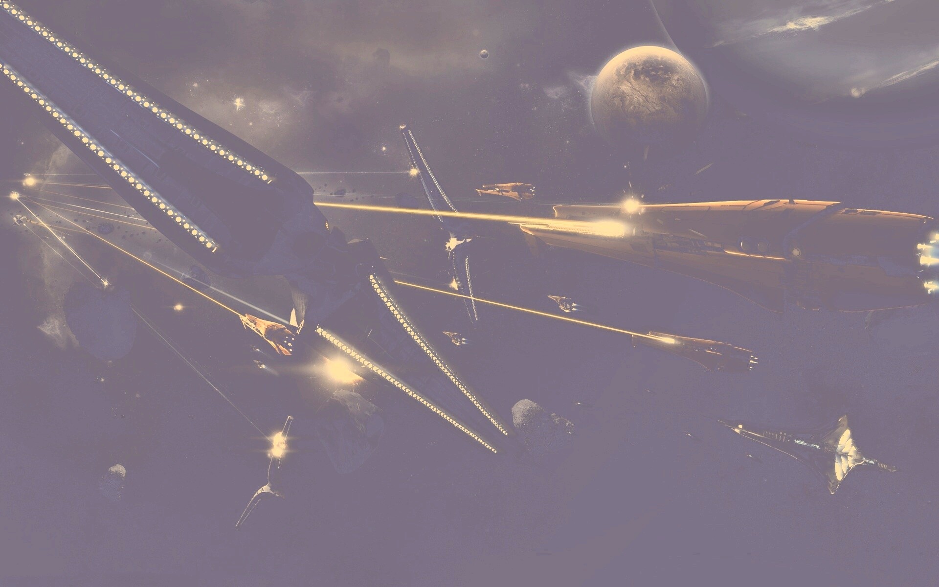 Космическая баталия обои