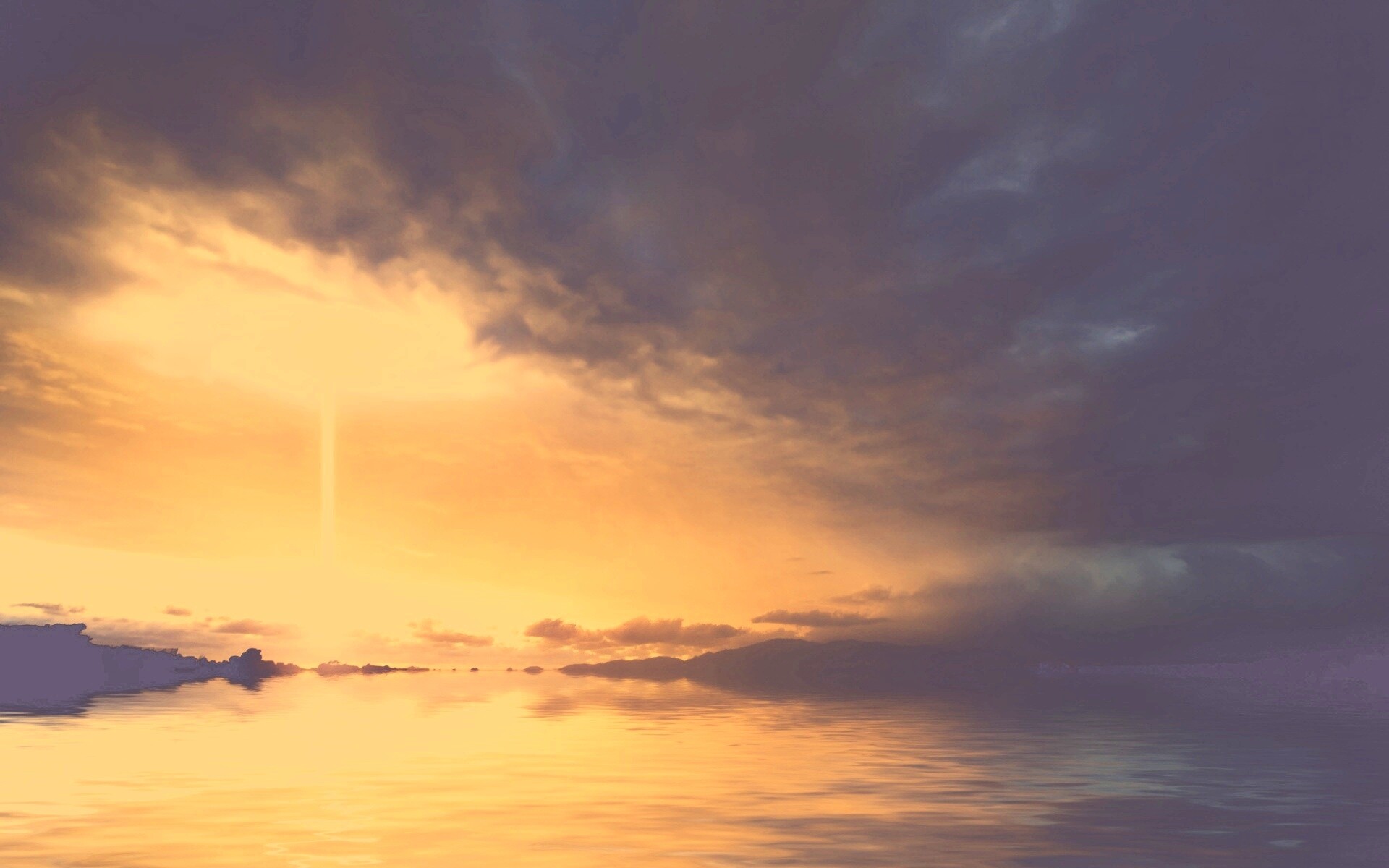 Луч с неба обои