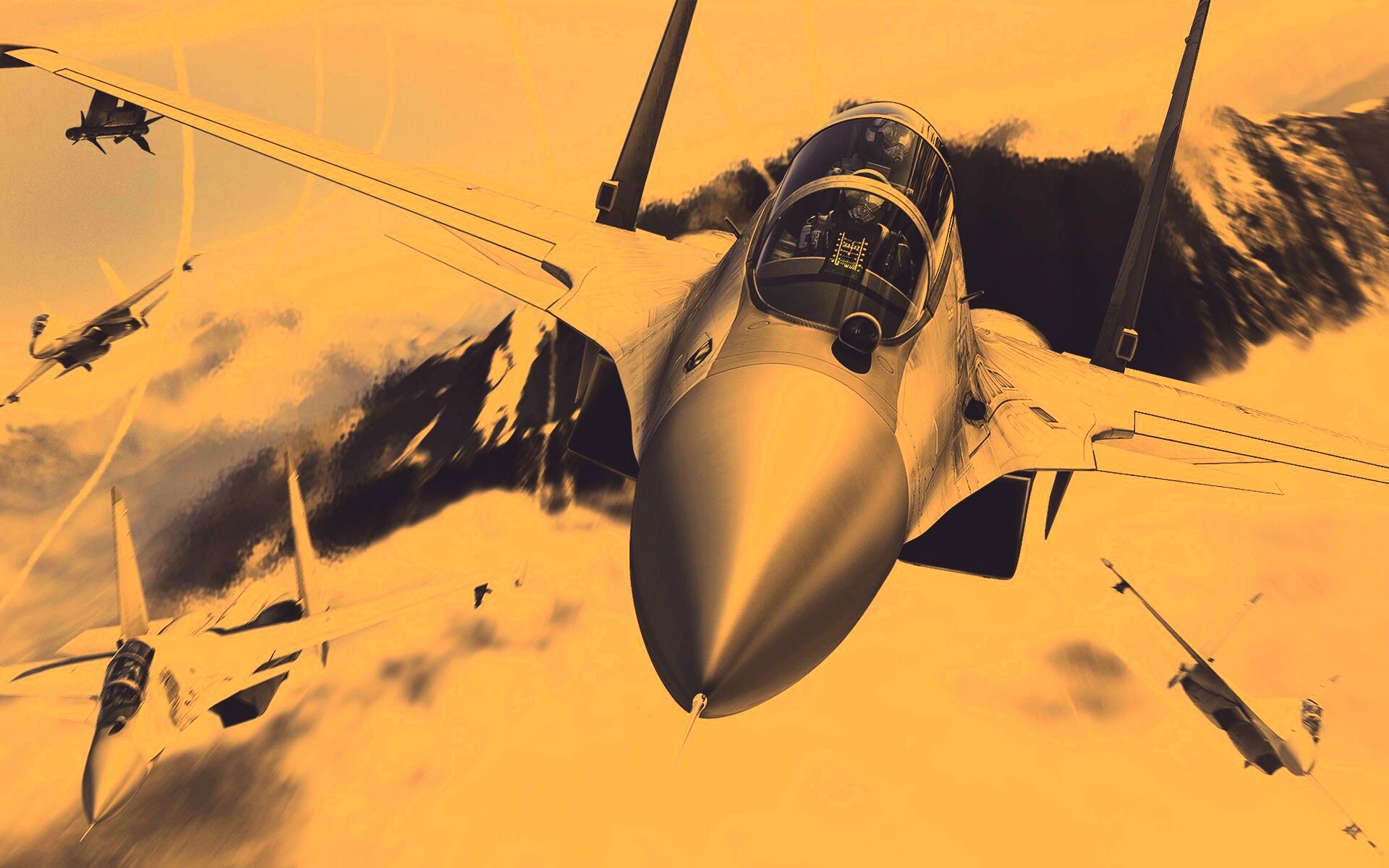 Истребители из игры Tom Clancy Haws 2 обои