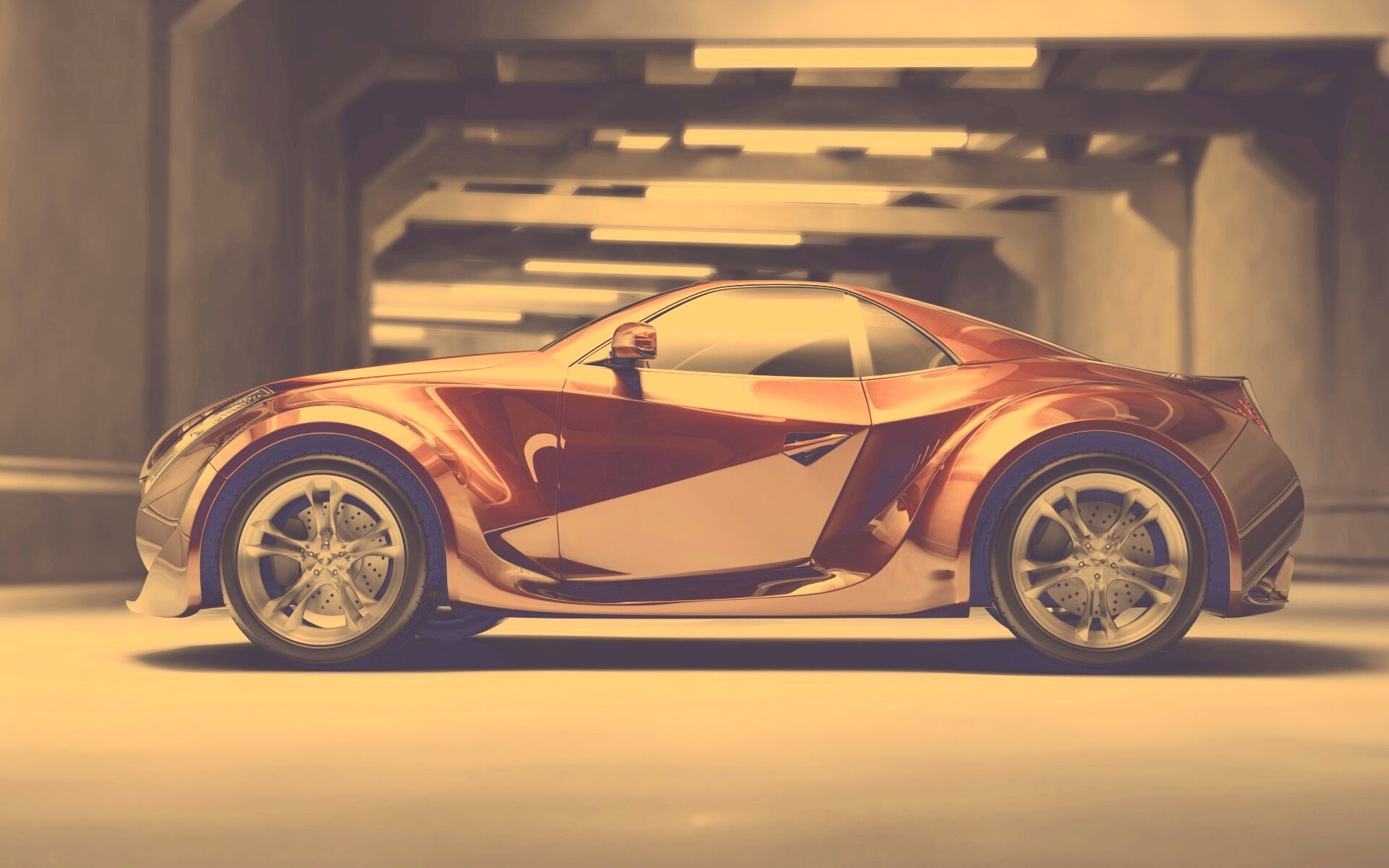 Красный концепт обои