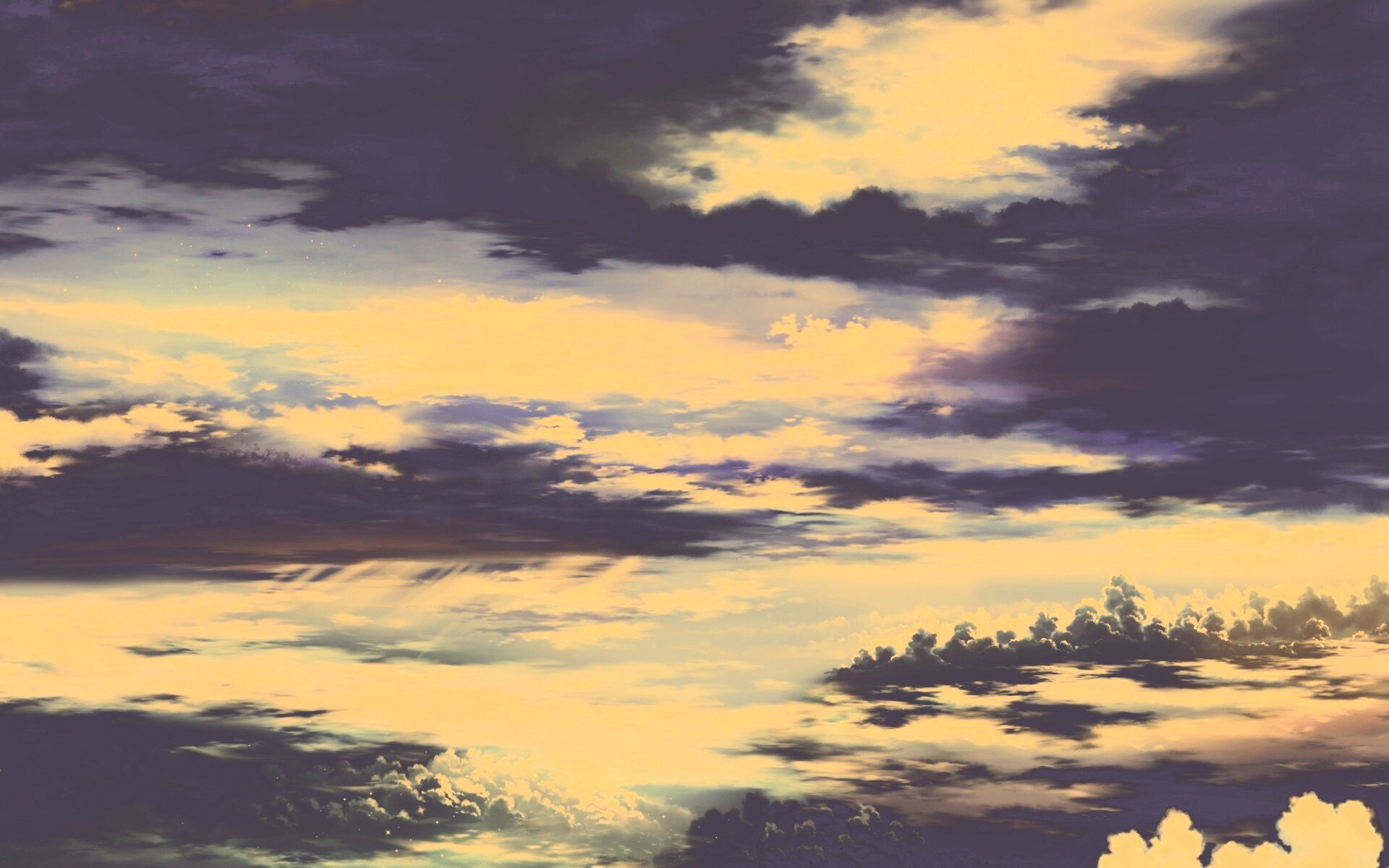 Штормовые тучи обои