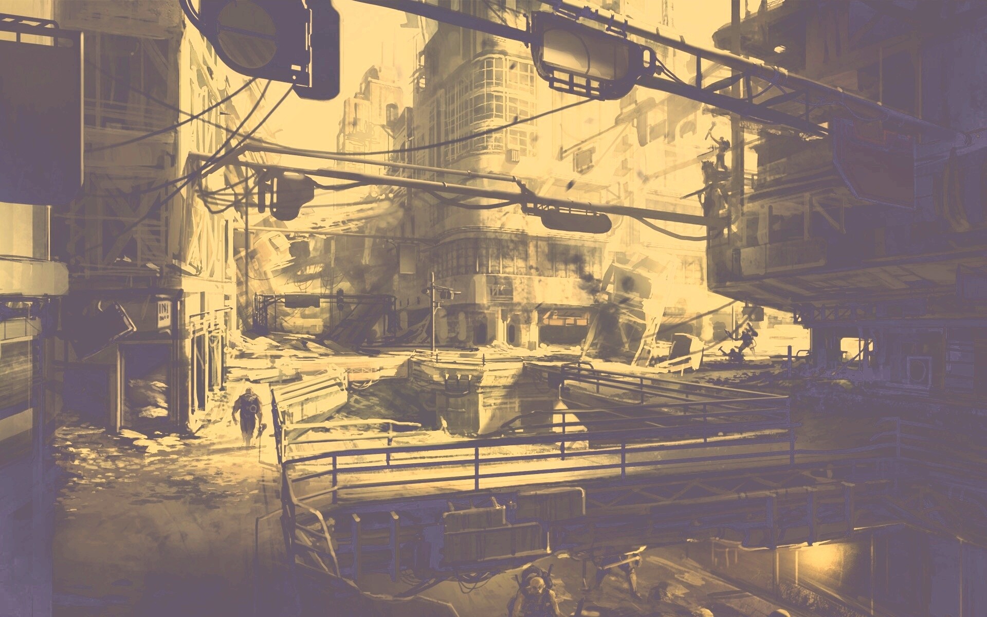 Локация из Fallout 3 обои