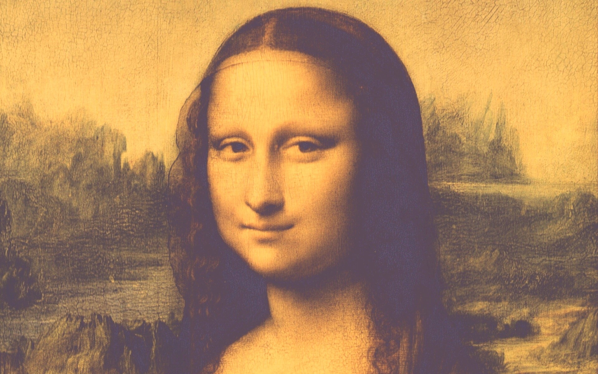 Картина Мона Лиза обои