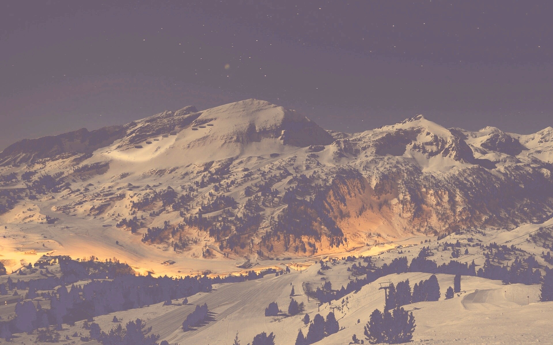 Горнолыжный курорт обои