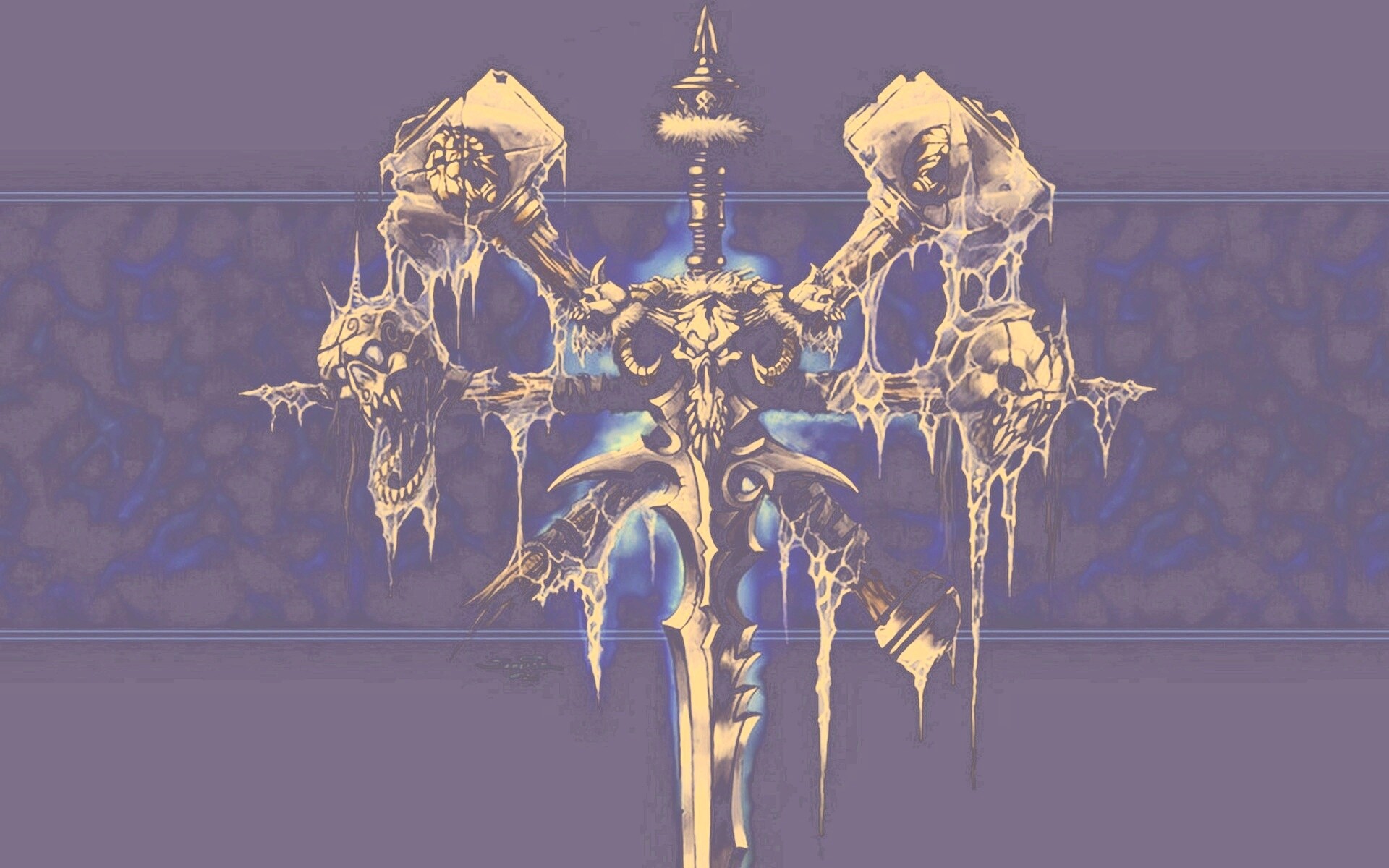 Логотип WarCraft Frothen Throne обои