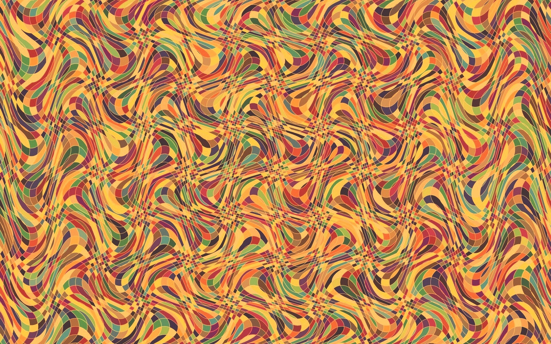 Кривые разноцветные клеточки обои