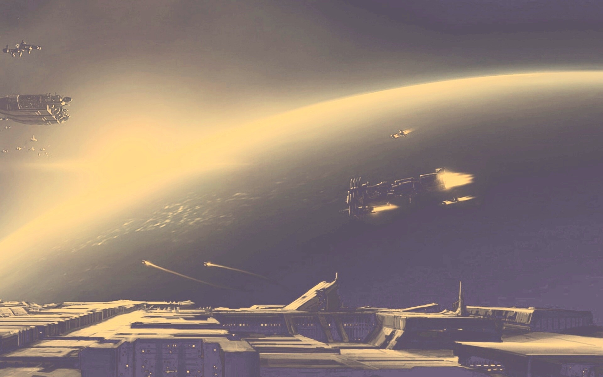 Космическая баталия обои