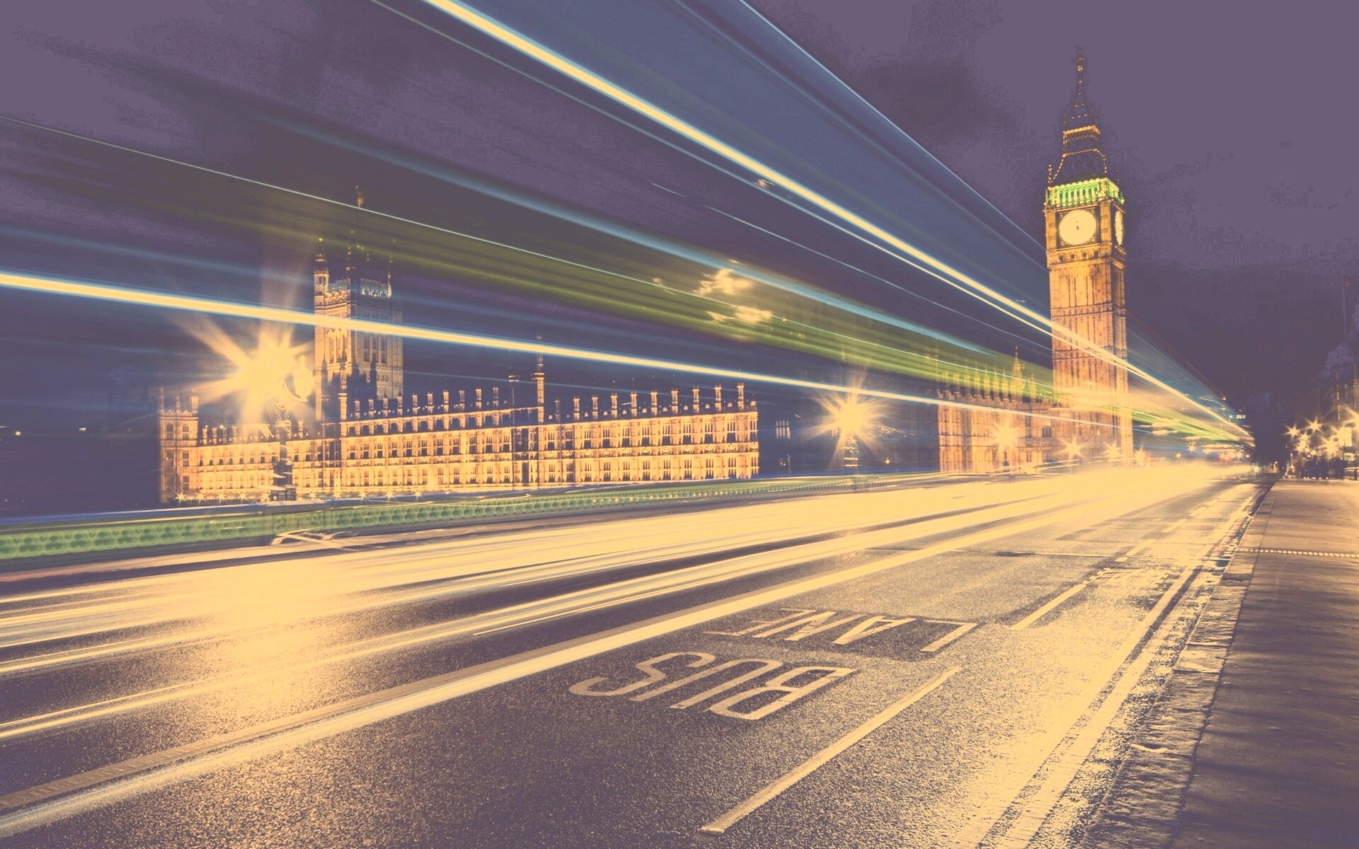 Ночной лондон обои