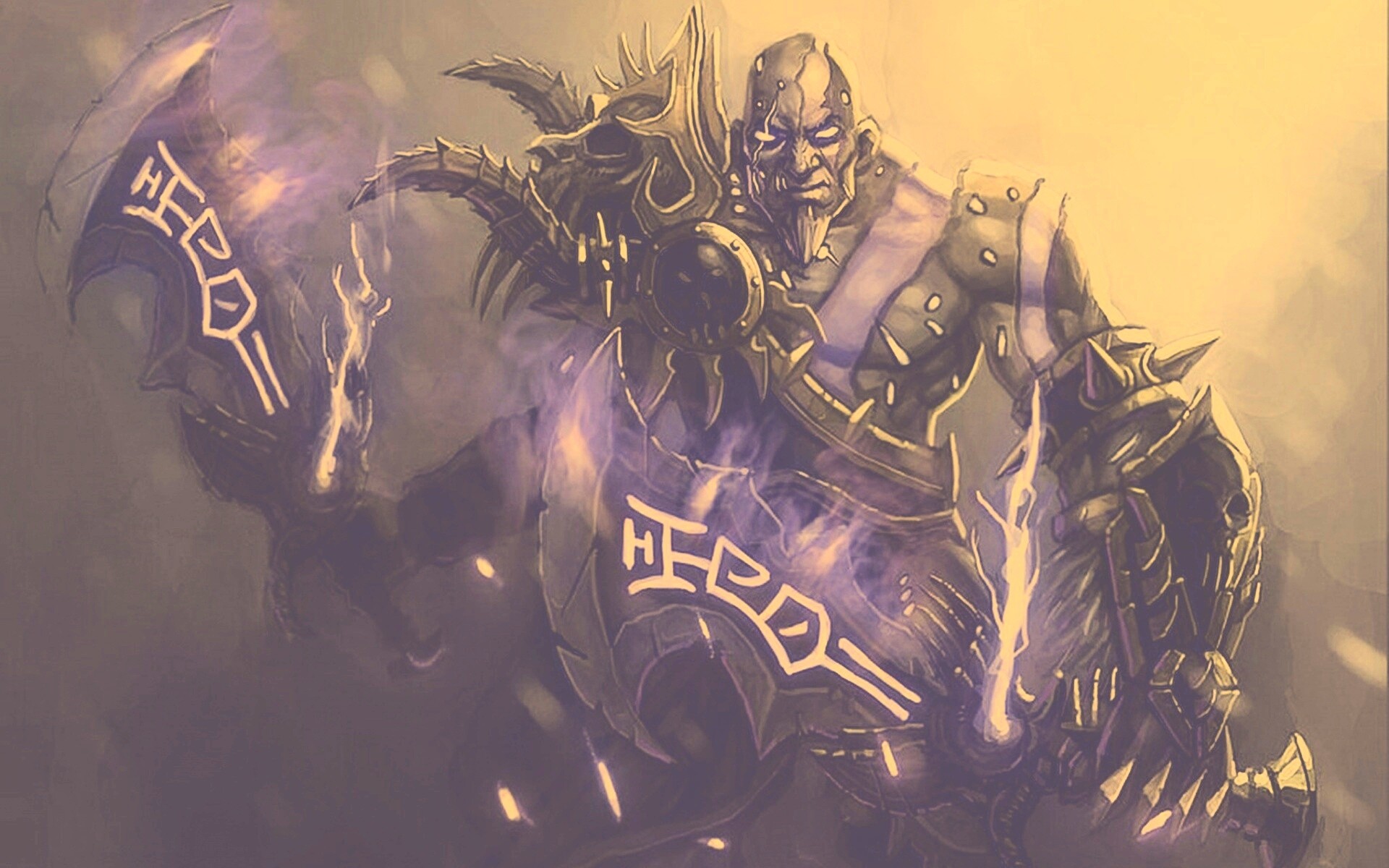 Андед с топорами обои