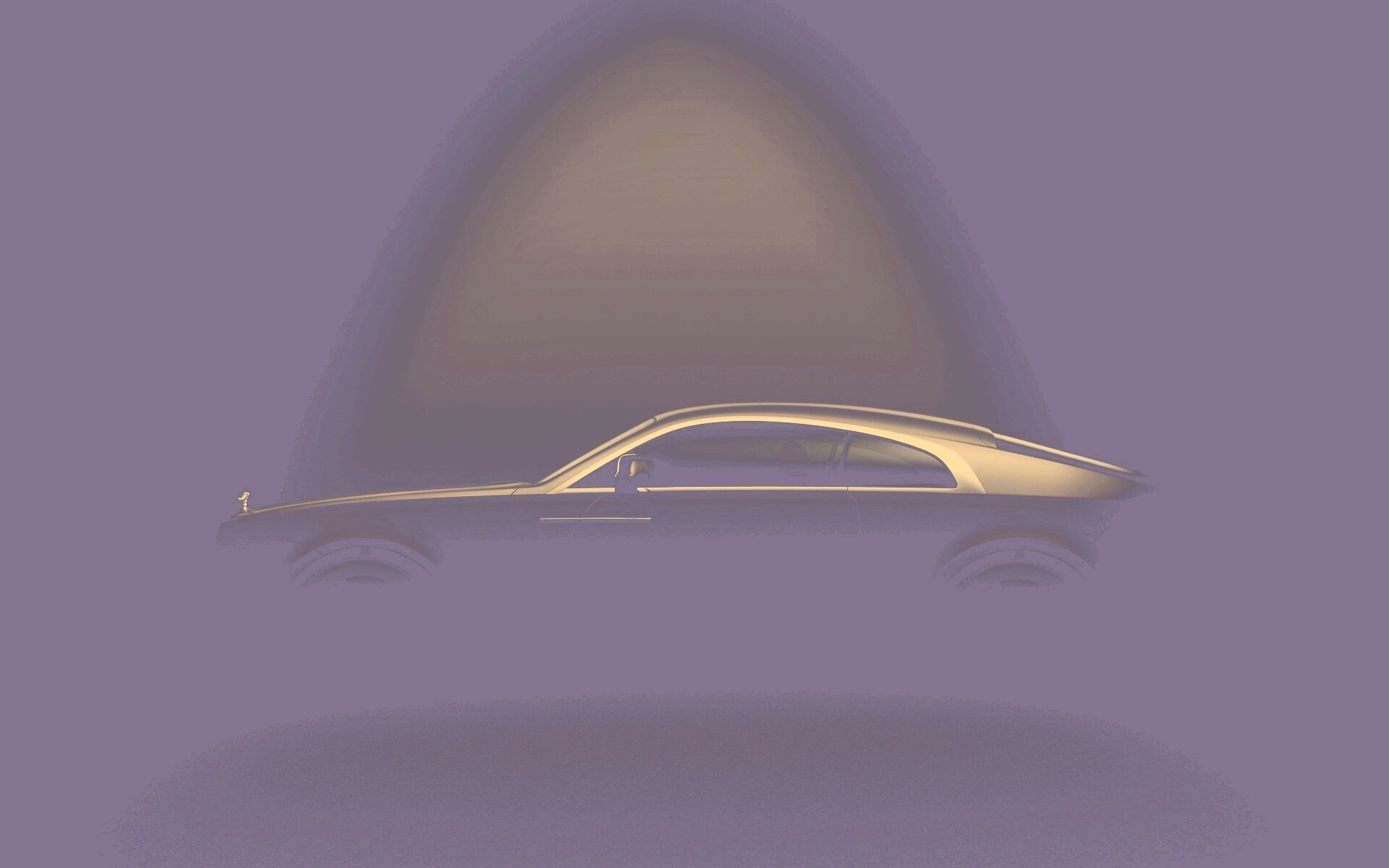 Силуэт Rolls Roys обои