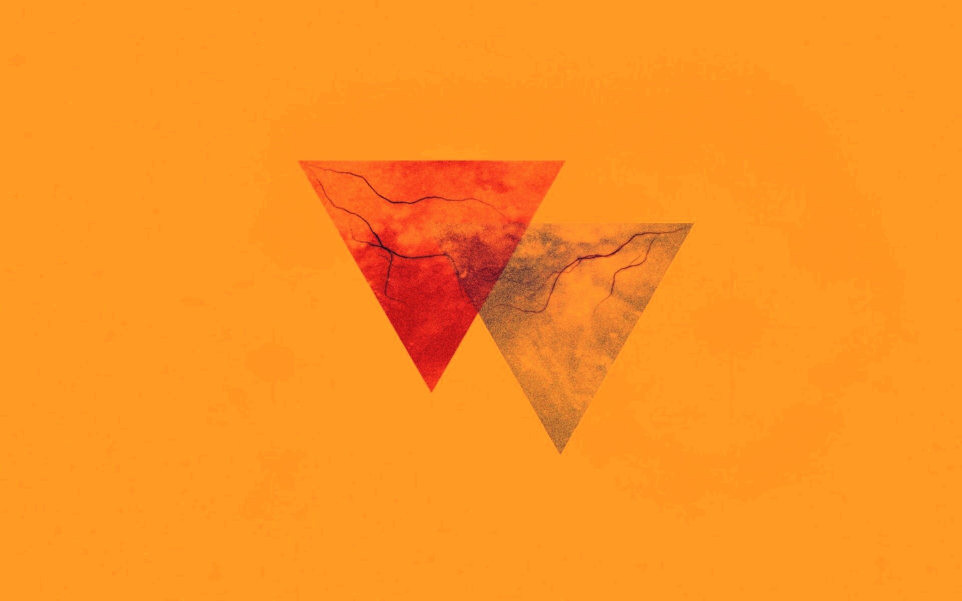 Минималистичные треугольники обои