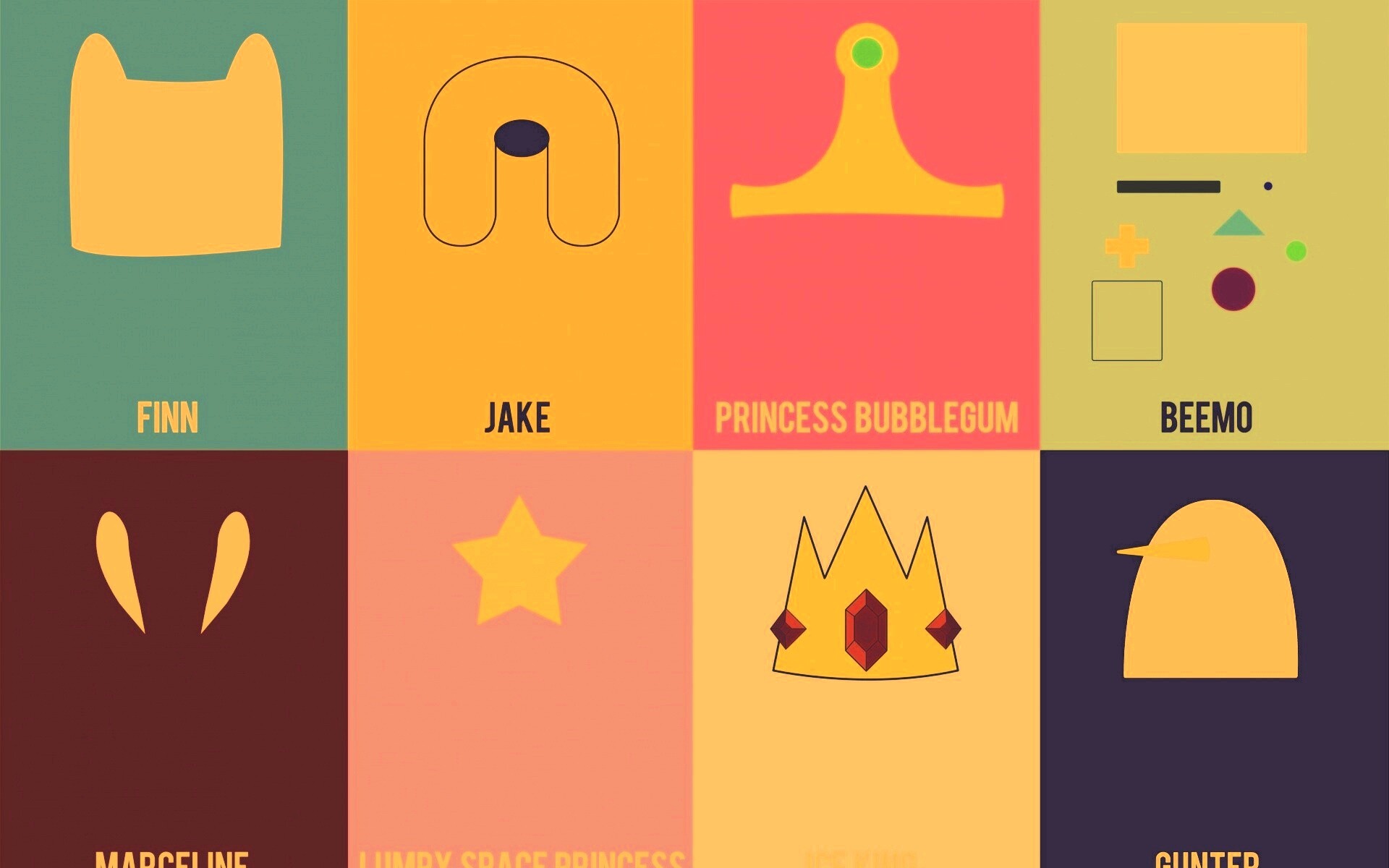 Время приключений схематично обои