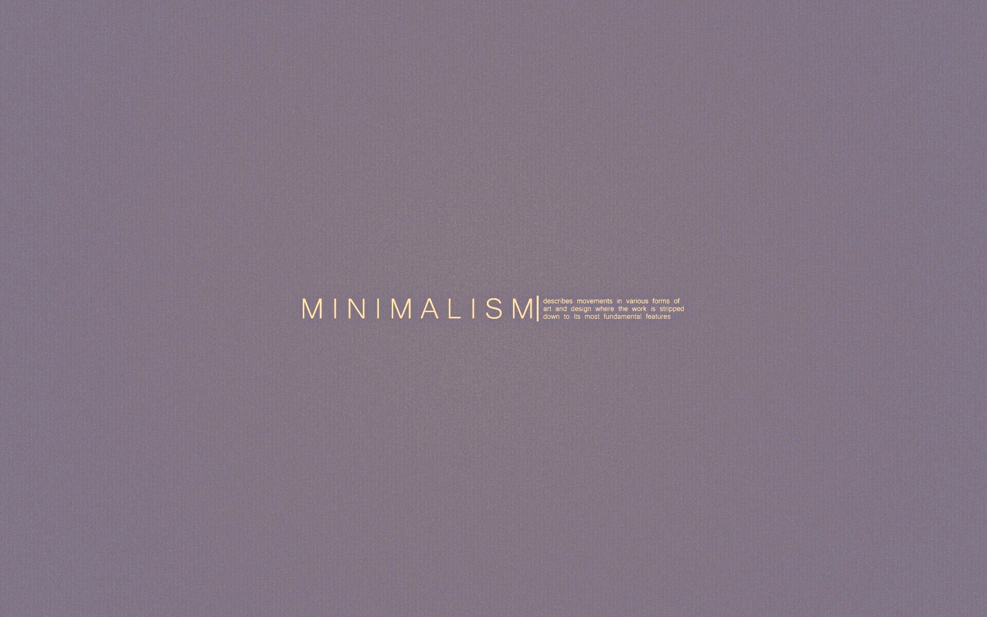 Минимализм обои