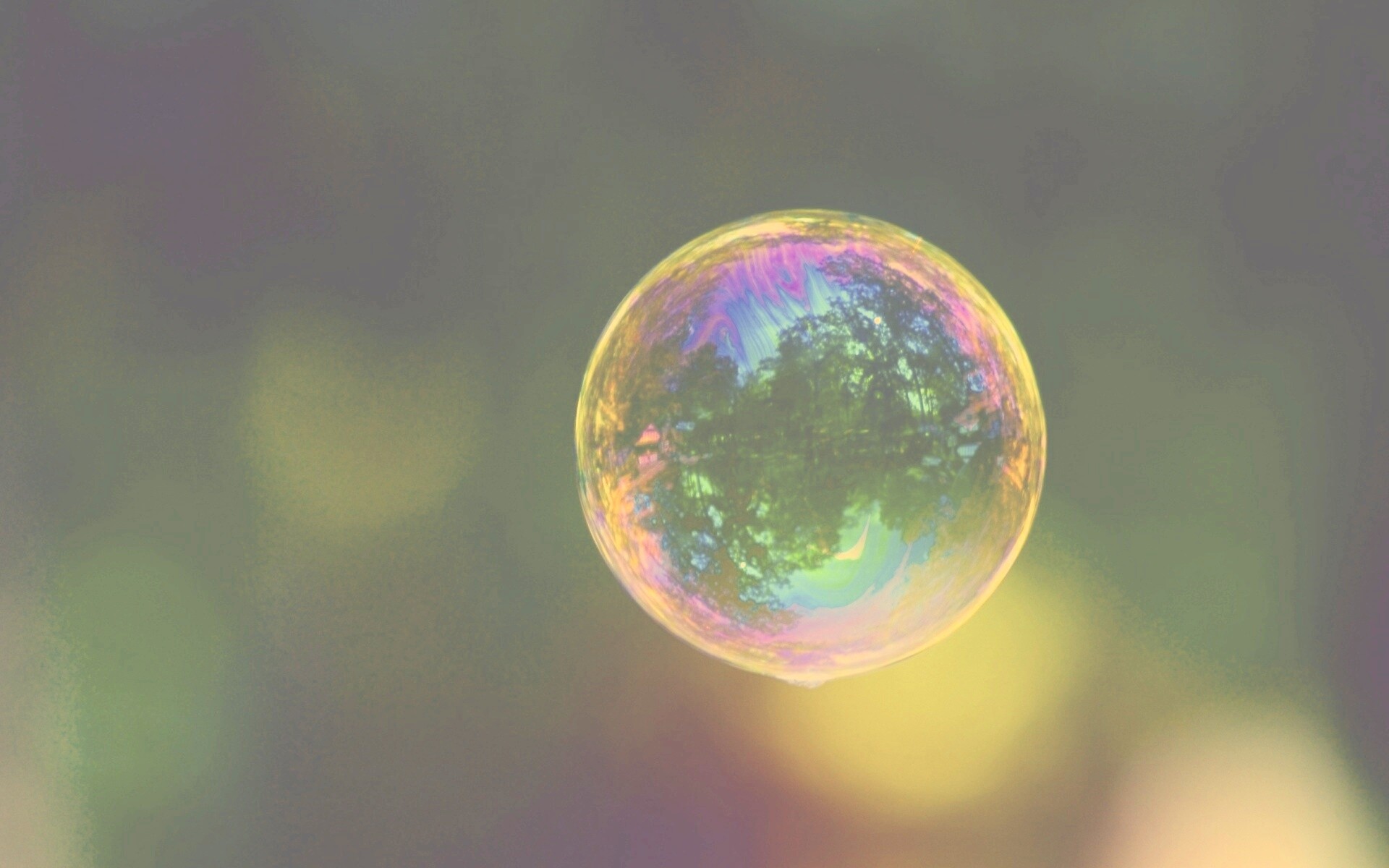 Мыльный пузырь обои