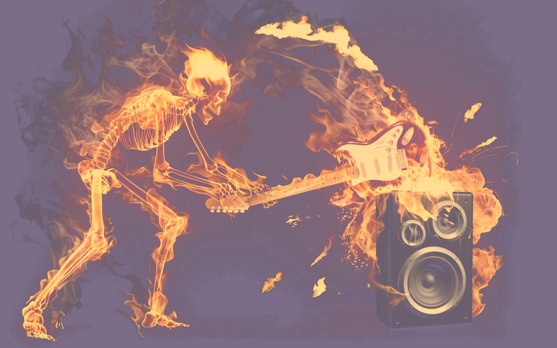 Музыка, пробирающая до костей обои