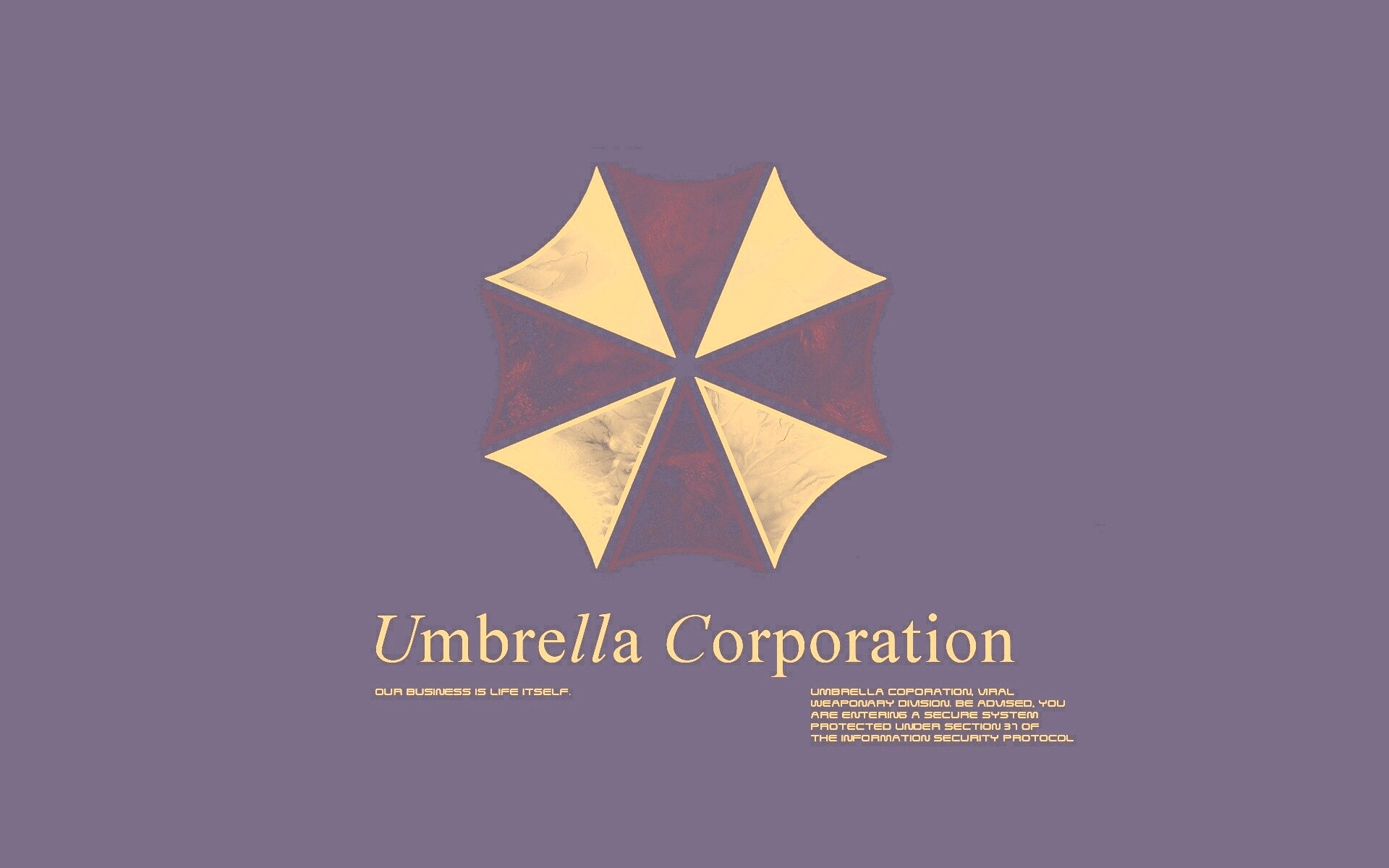 Логотип корпорации Амбрелла (Umbrella corp) обои