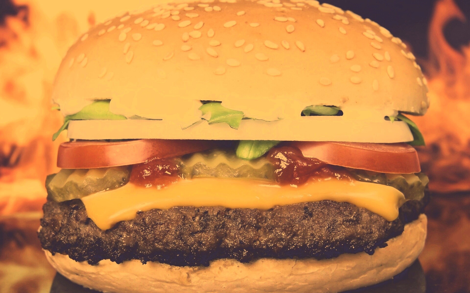 Чизбургер обои