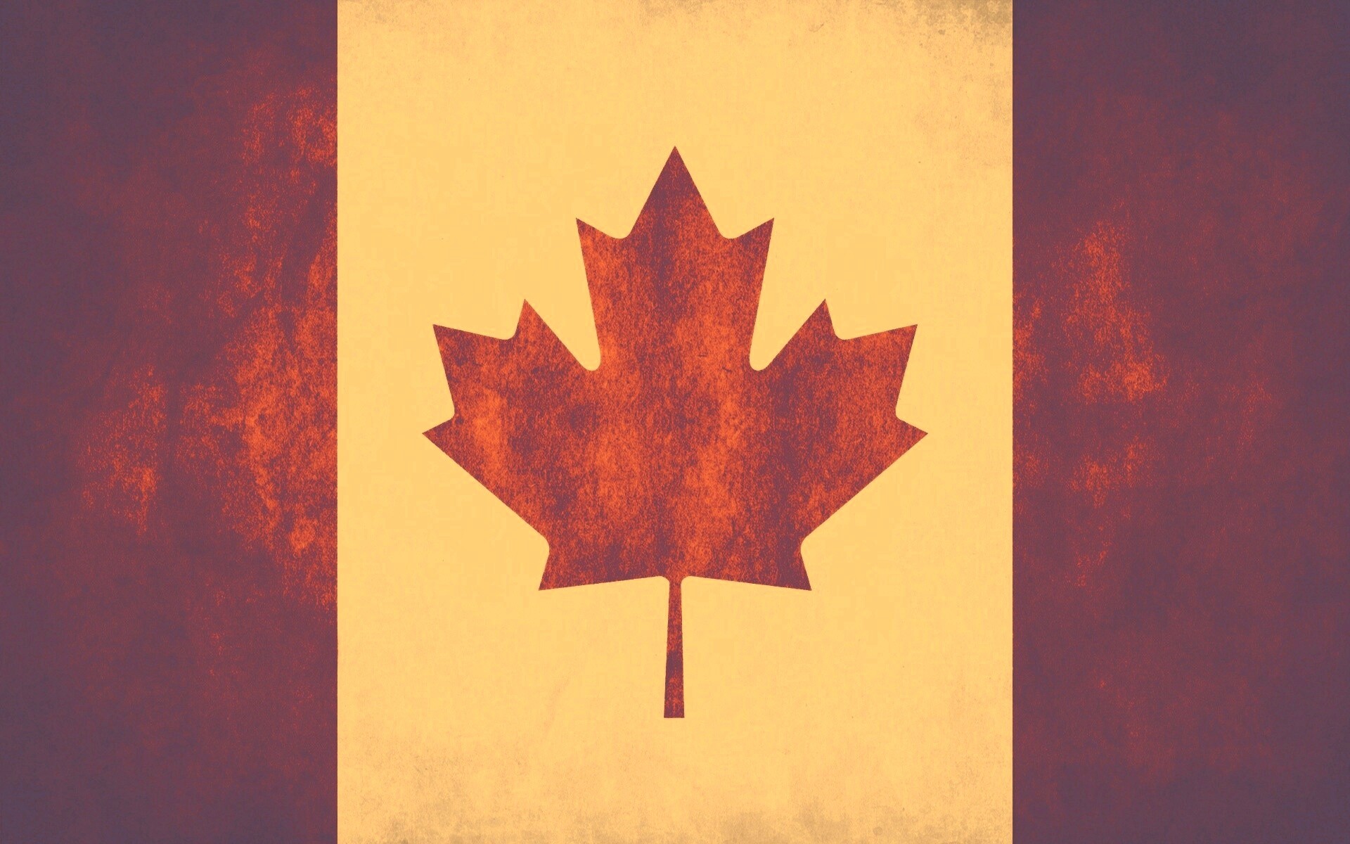Флаг канады, кленовый лист обои