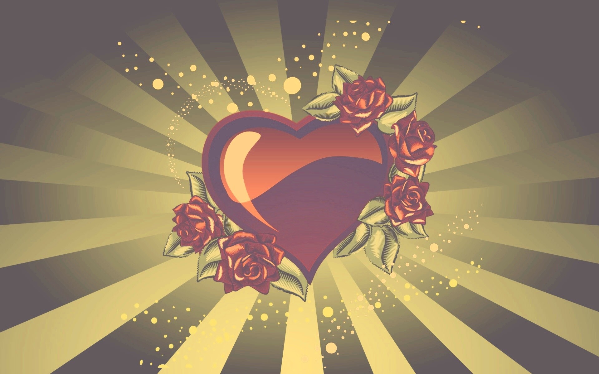 Красивая валентинка обои