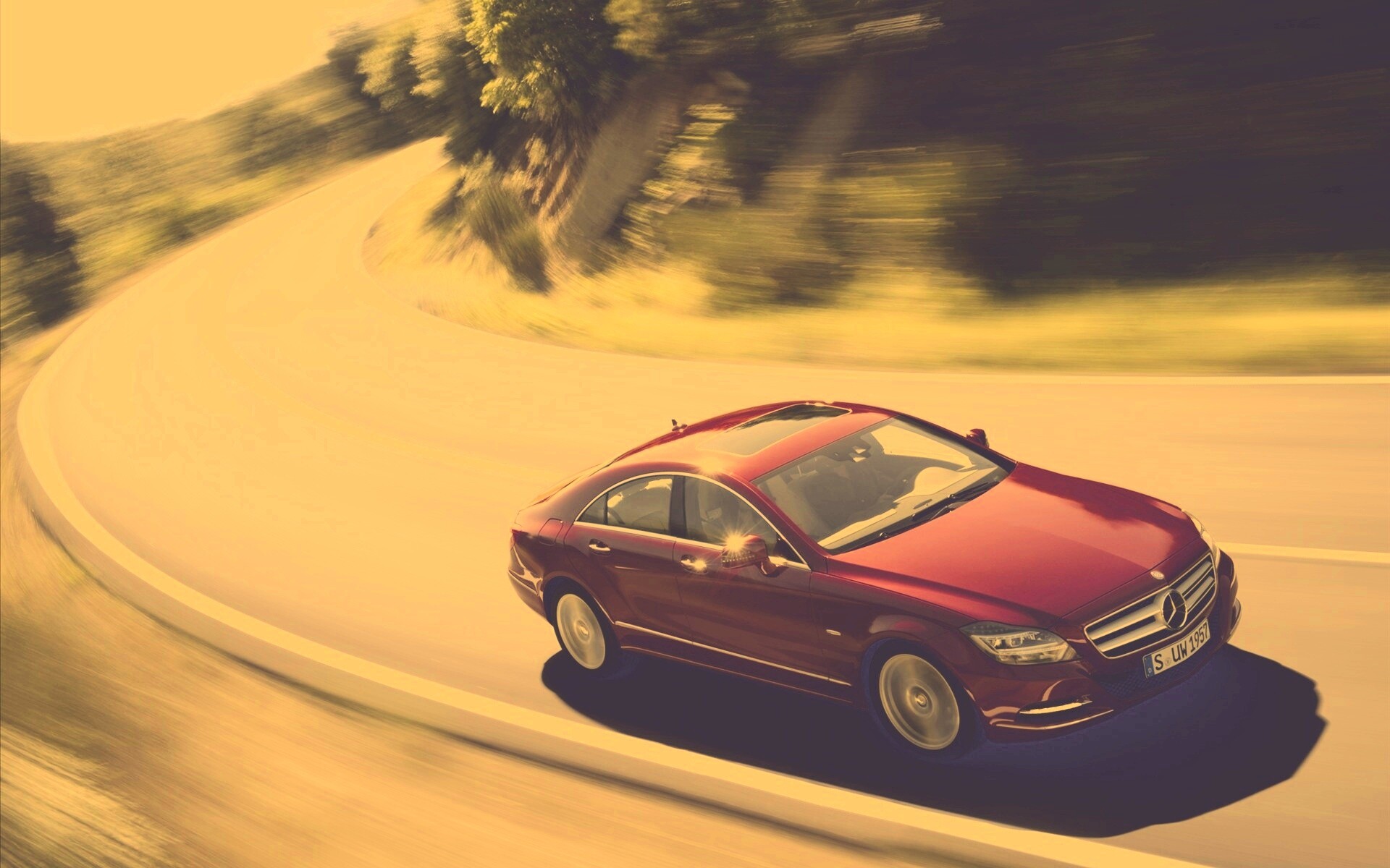 Mercedes CLS 550 обои