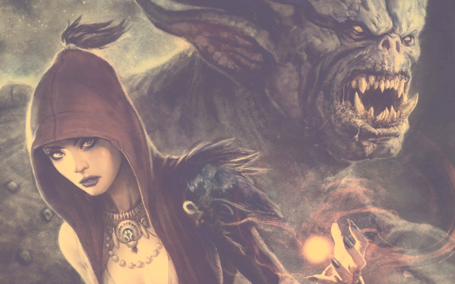 Морриган и порождение тьмы обои