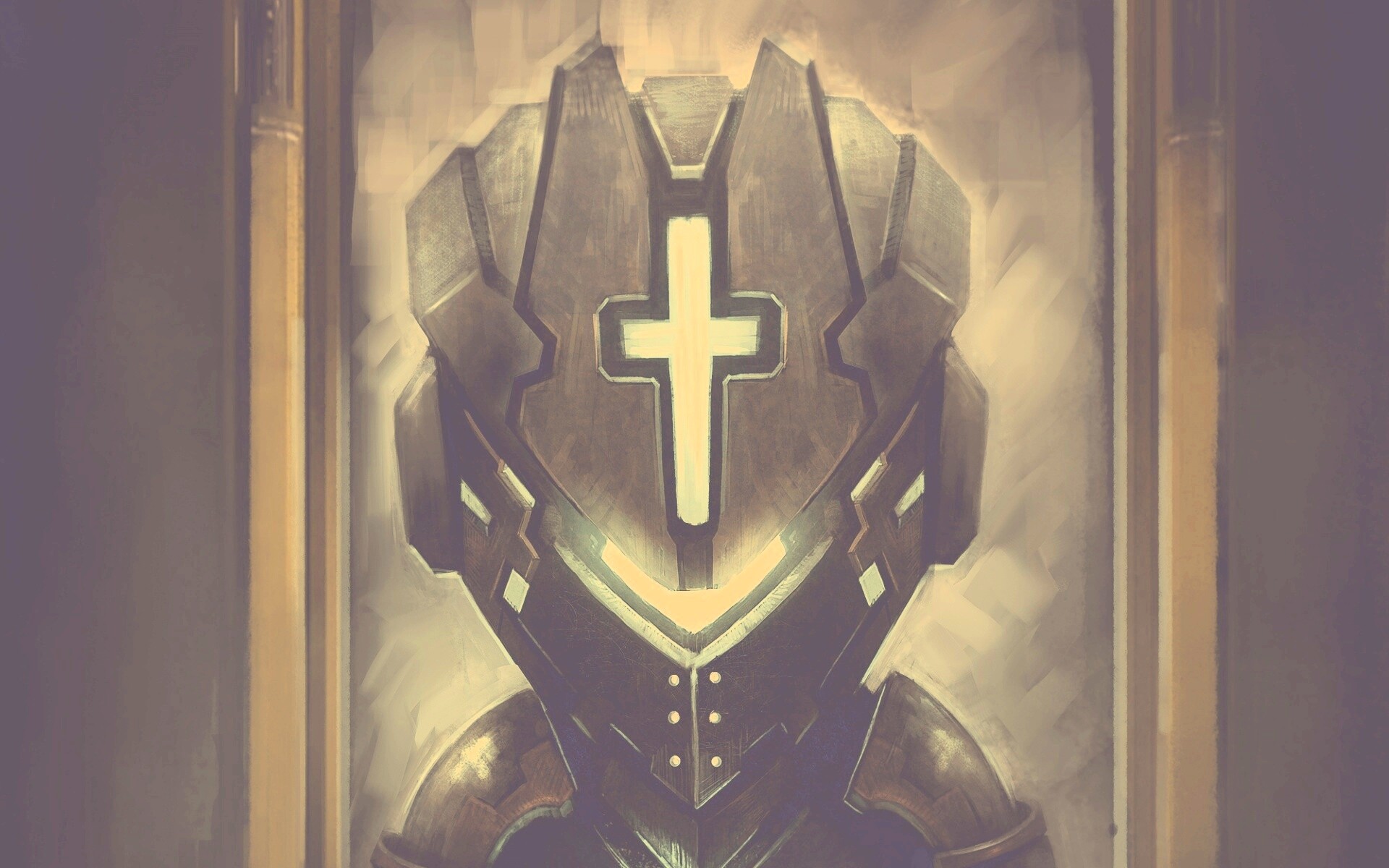 Рыцарь в стиле Dead Space обои