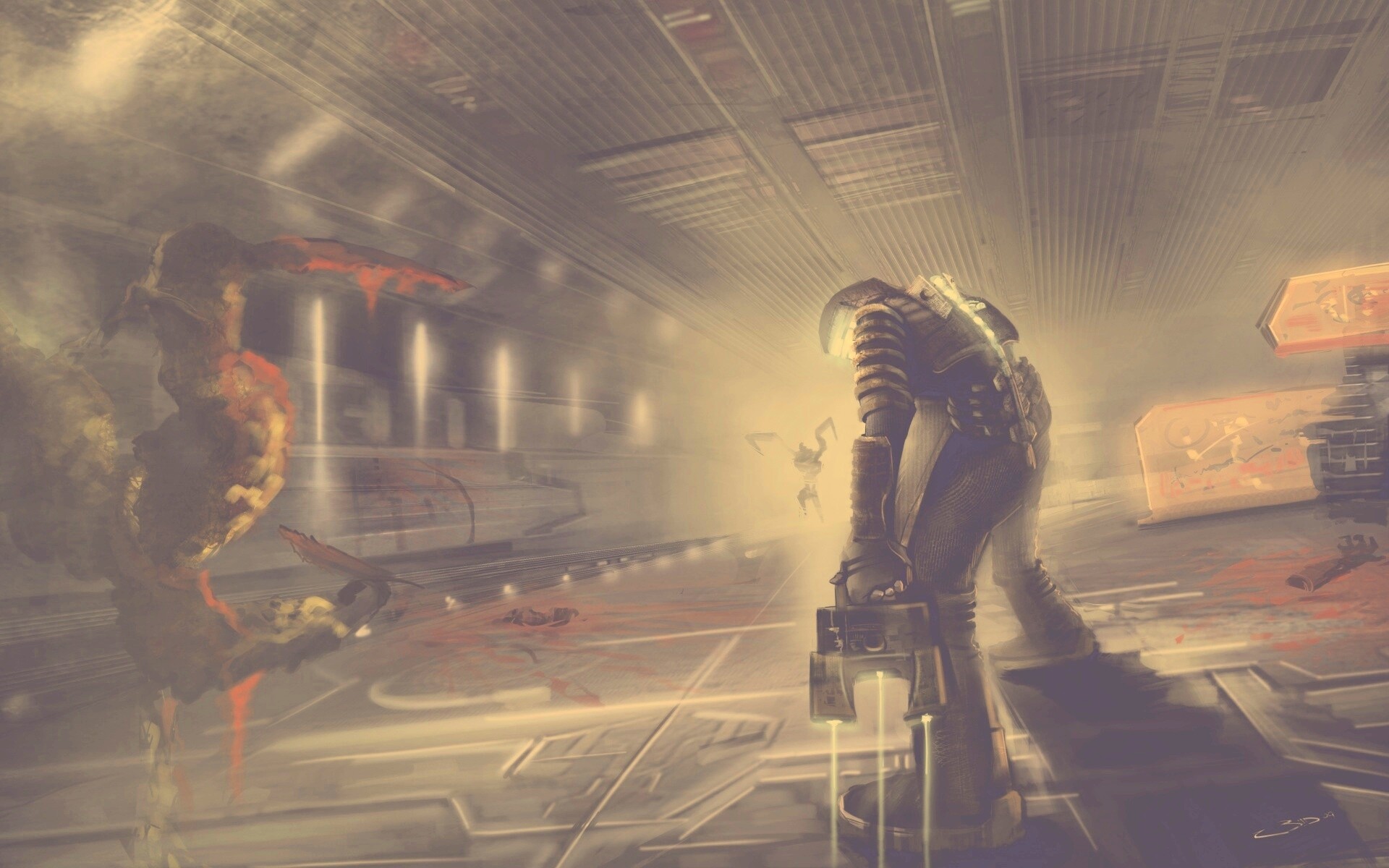 Фан арт Dead Space обои