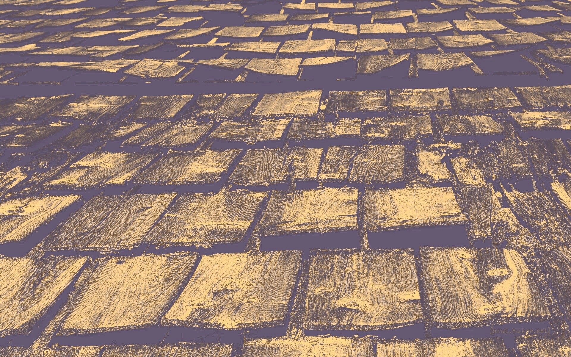 Деревянная крыша обои