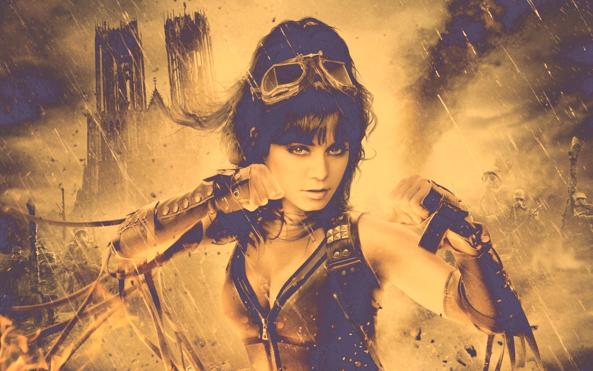 Blondie из фильма "Запрещенный прием" обои