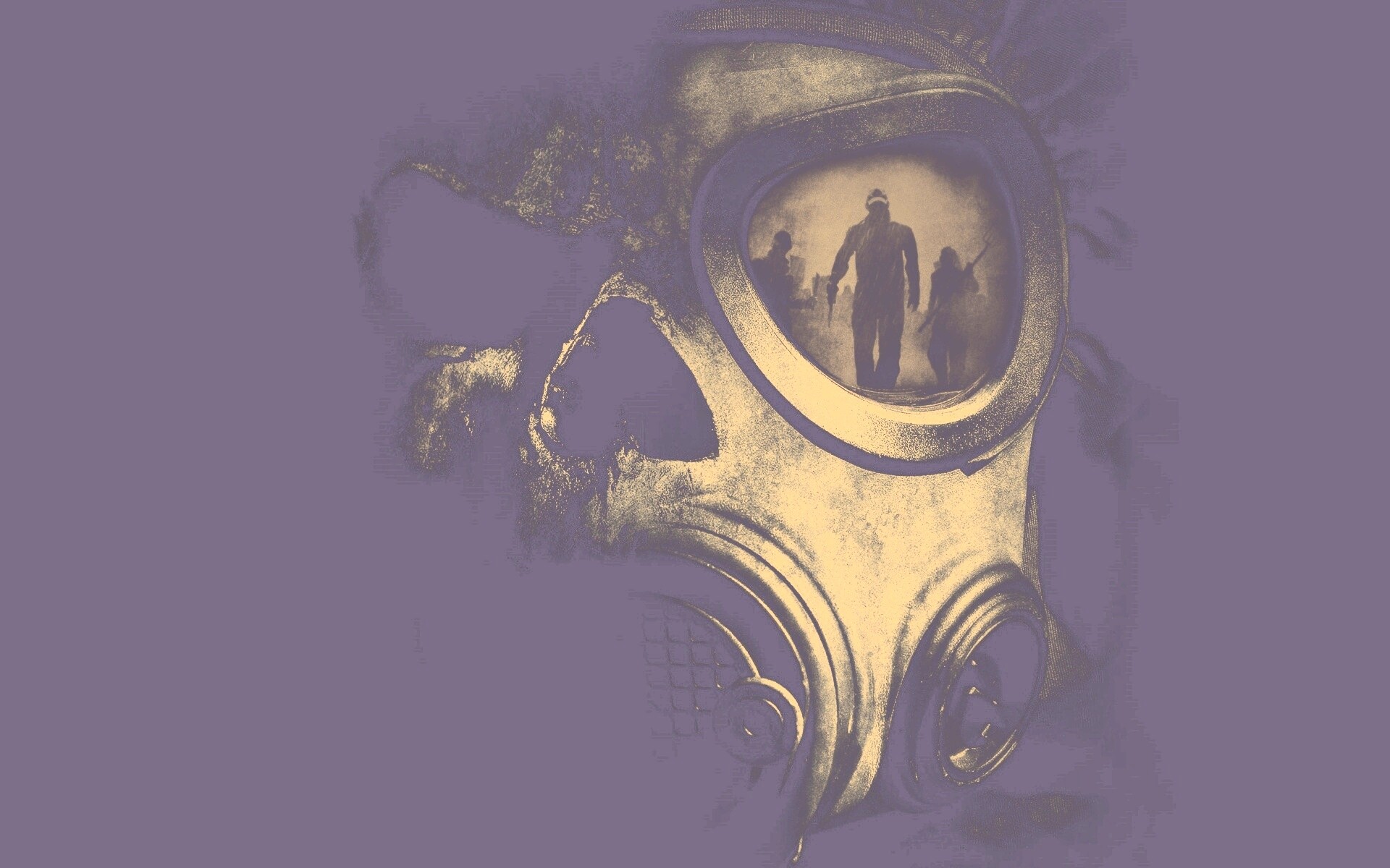 Зловещая маска обои