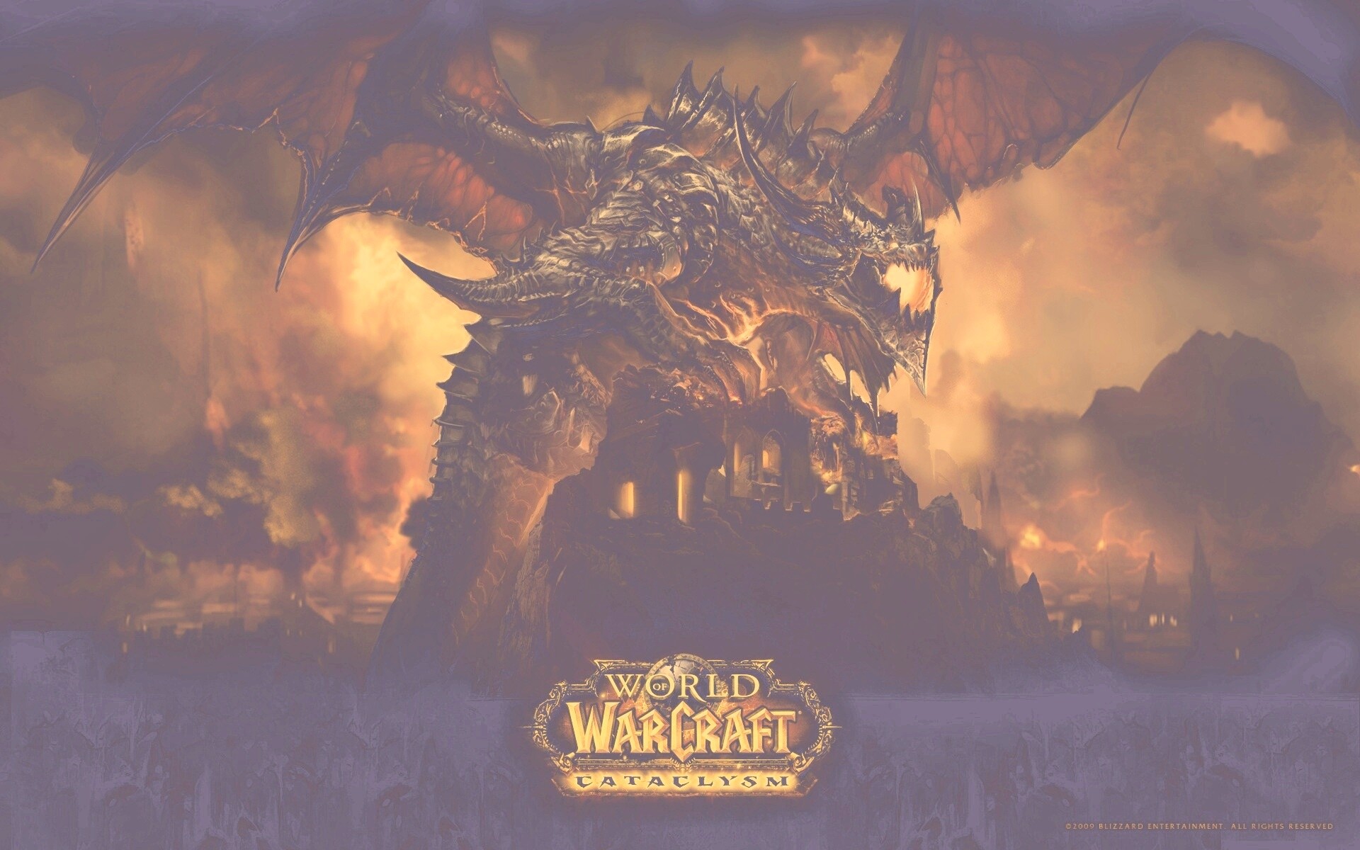 Дракон из WoW обои